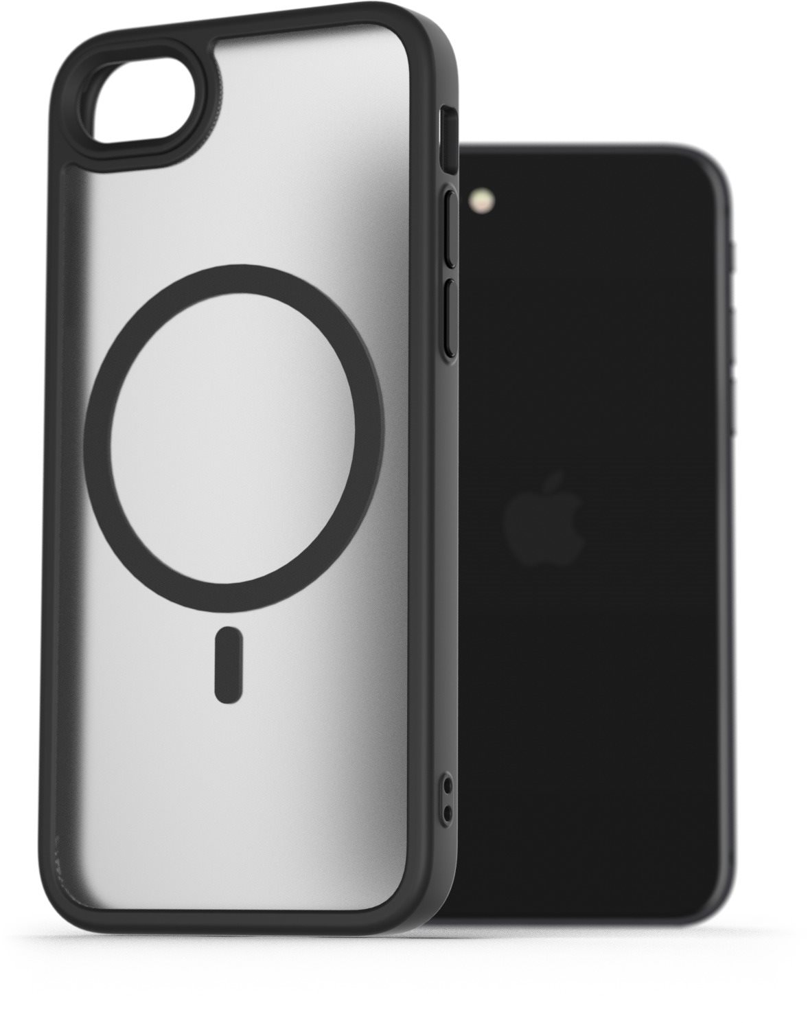 AlzaGuard Matte Case Compatible with Magsafe pre iPhone 7/8/SE 2020/SE 2022 čierny