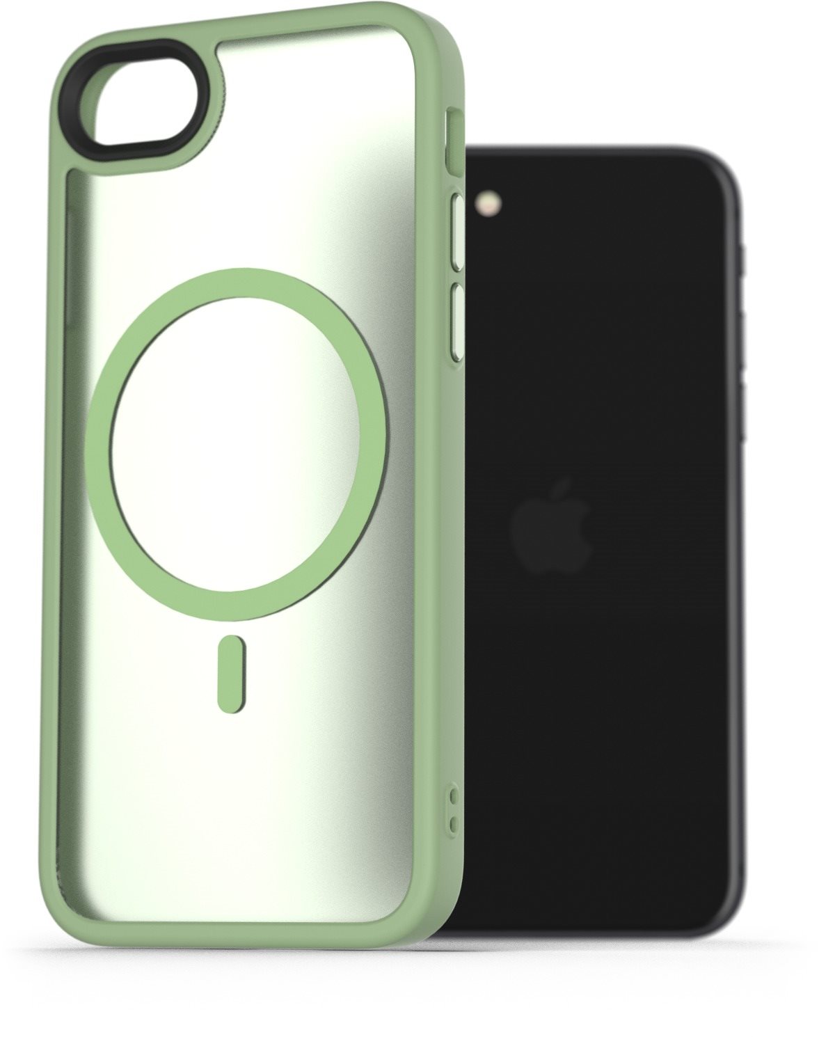 AlzaGuard Matte Case Compatible with Magsafe pre iPhone 7/8/SE 2020/SE 2022 zelený