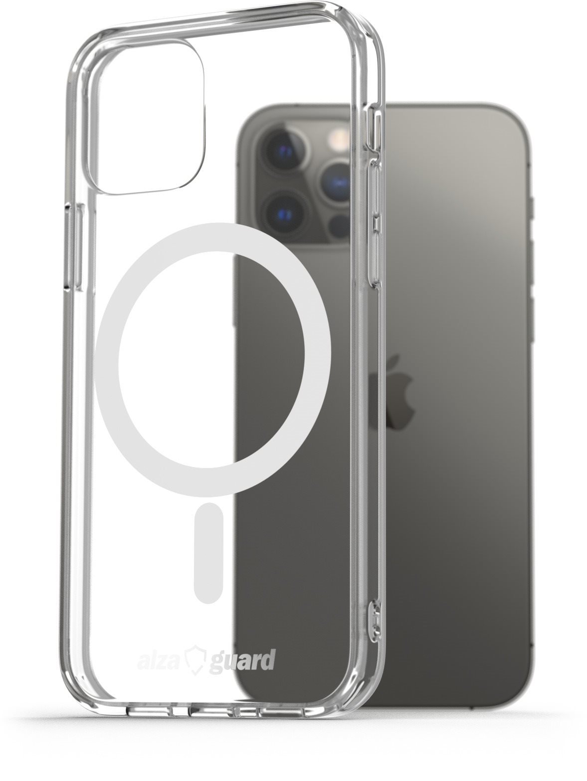 AlzaGuard Crystal Clear TPU Case Compatible with Magsafe iPhone 12/12 Pro
