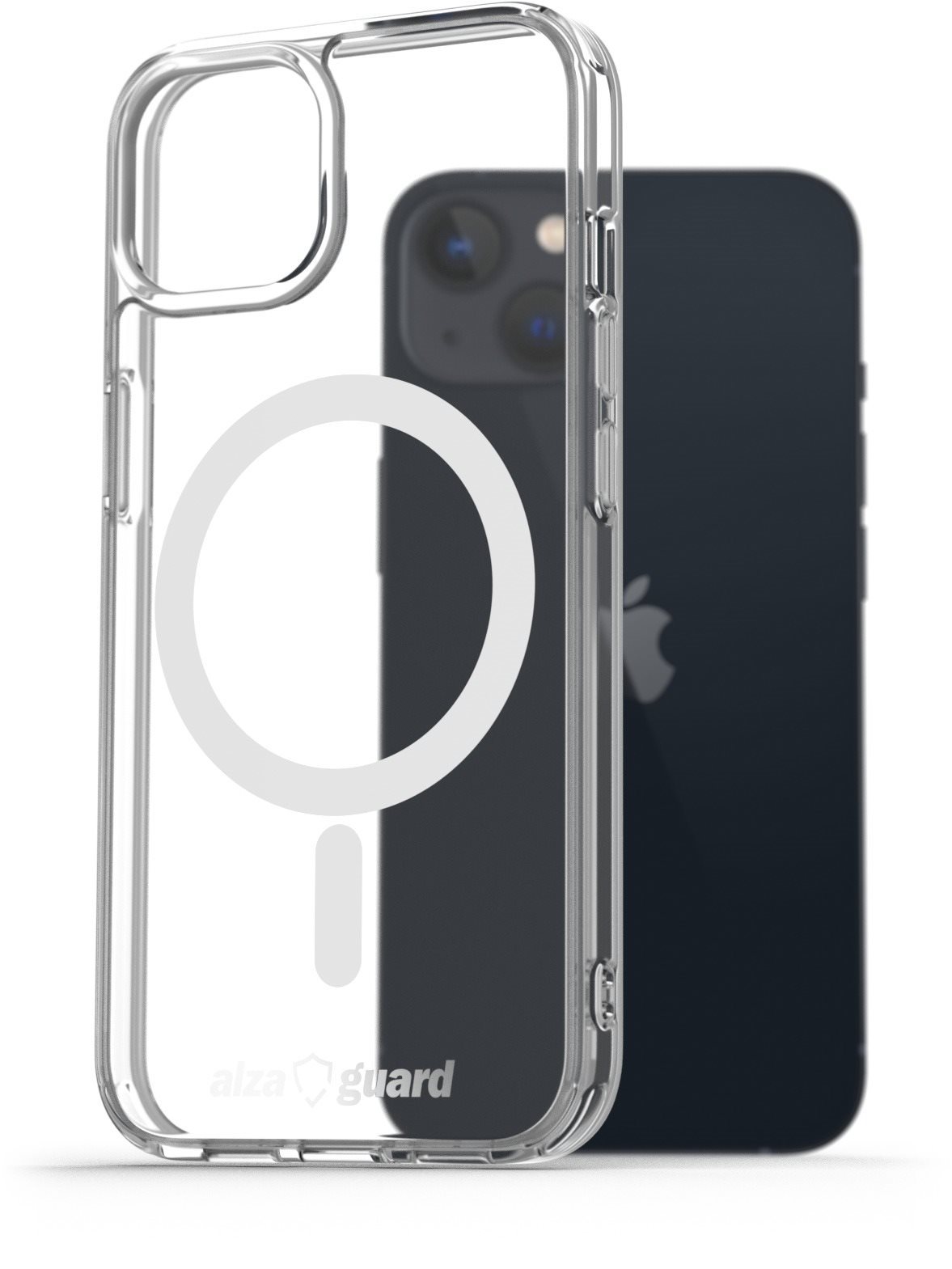 AlzaGuard Crystal Clear TPU Case Compatible with Magsafe iPhone 13