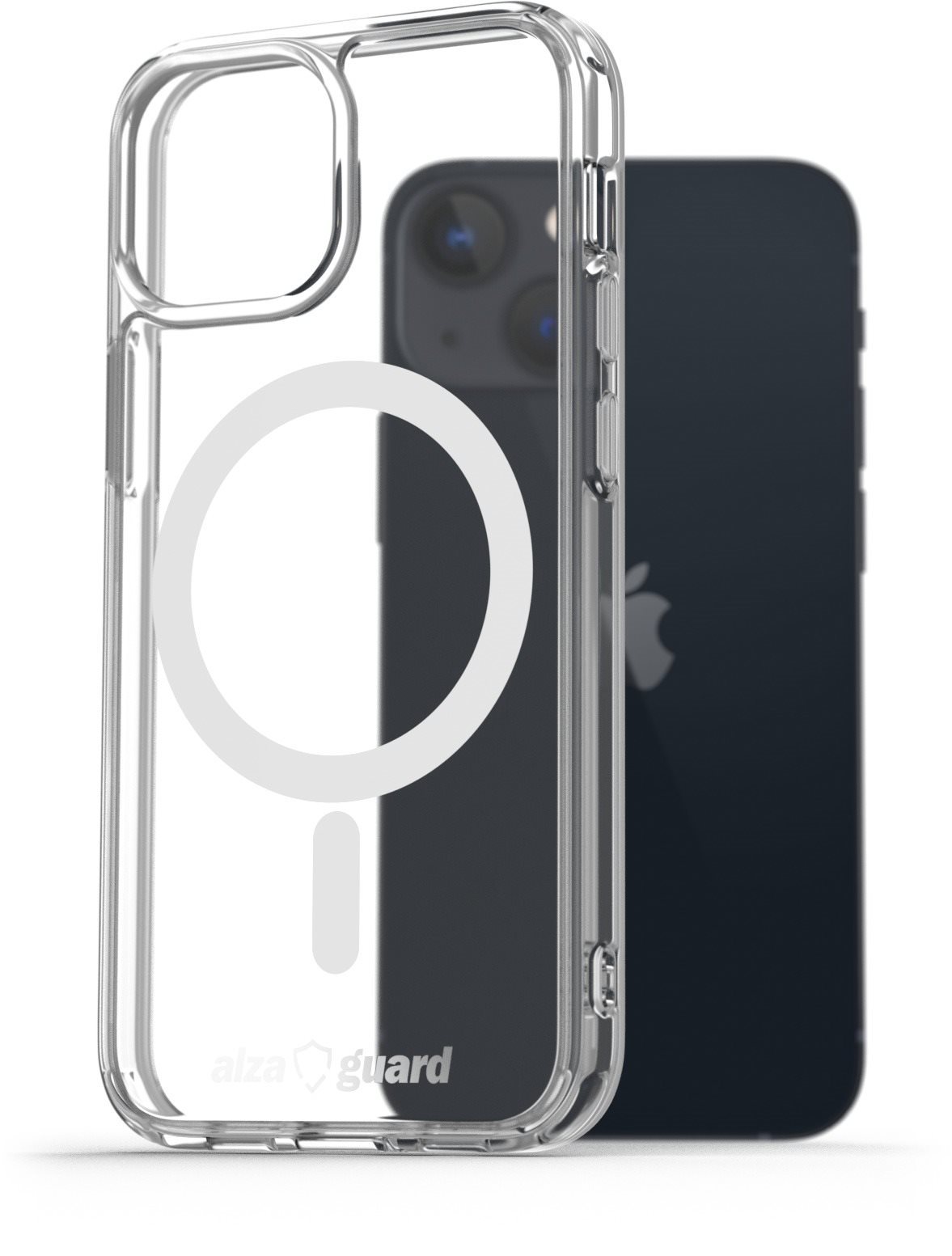 AlzaGuard Crystal Clear TPU Case Compatible with Magsafe iPhone 13 Mini