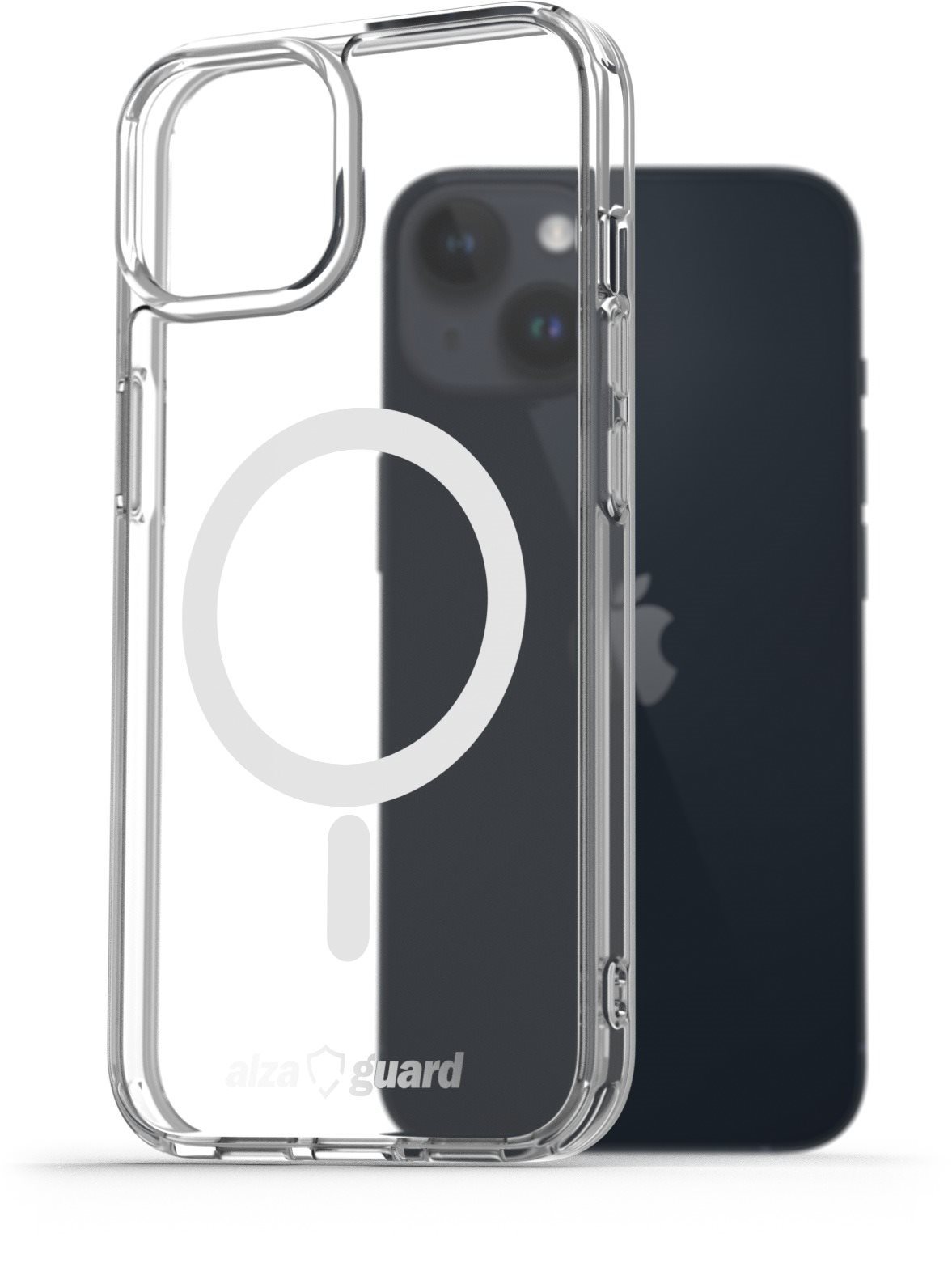 AlzaGuard Crystal Clear TPU Case Compatible with Magsafe iPhone 14