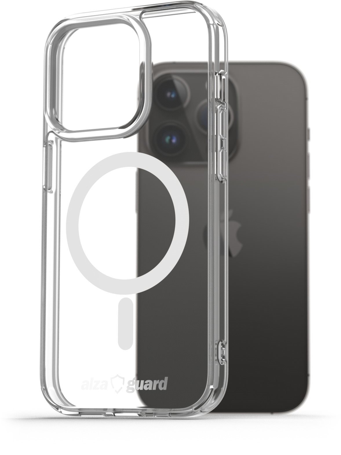 AlzaGuard Crystal Clear TPU Case Compatible with Magsafe iPhone 14 Pro