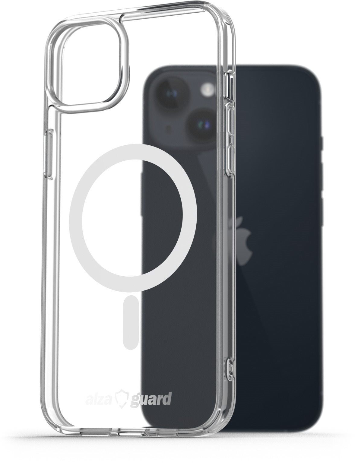 AlzaGuard Crystal Clear TPU Case Compatible with Magsafe iPhone 14 Plus