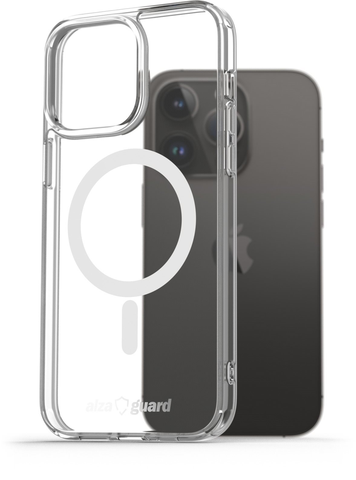 AlzaGuard Crystal Clear TPU Case Compatible with Magsafe iPhone 14 Pro Max