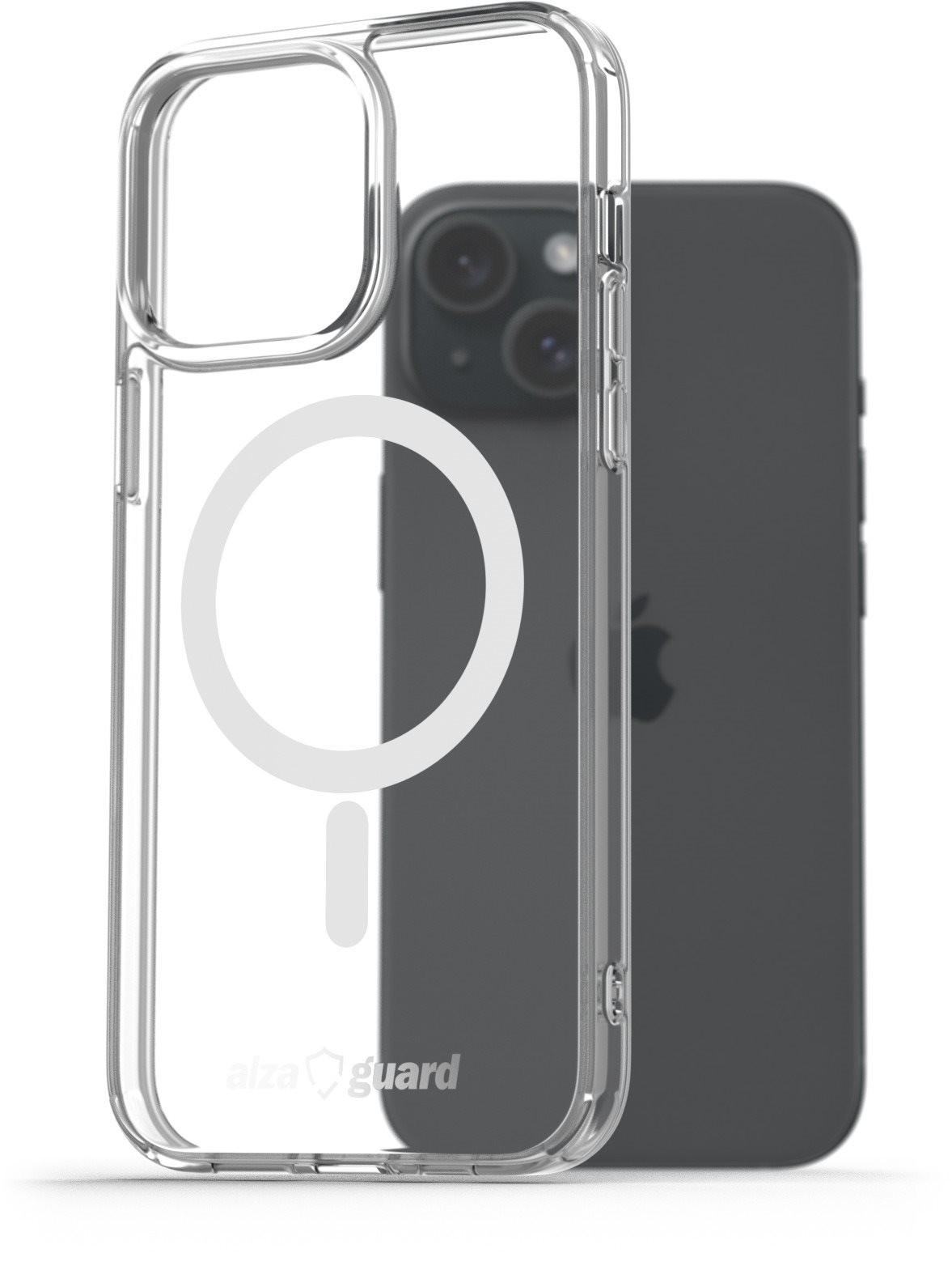 AlzaGuard Crystal Clear TPU Case Compatible with Magsafe iPhone 15