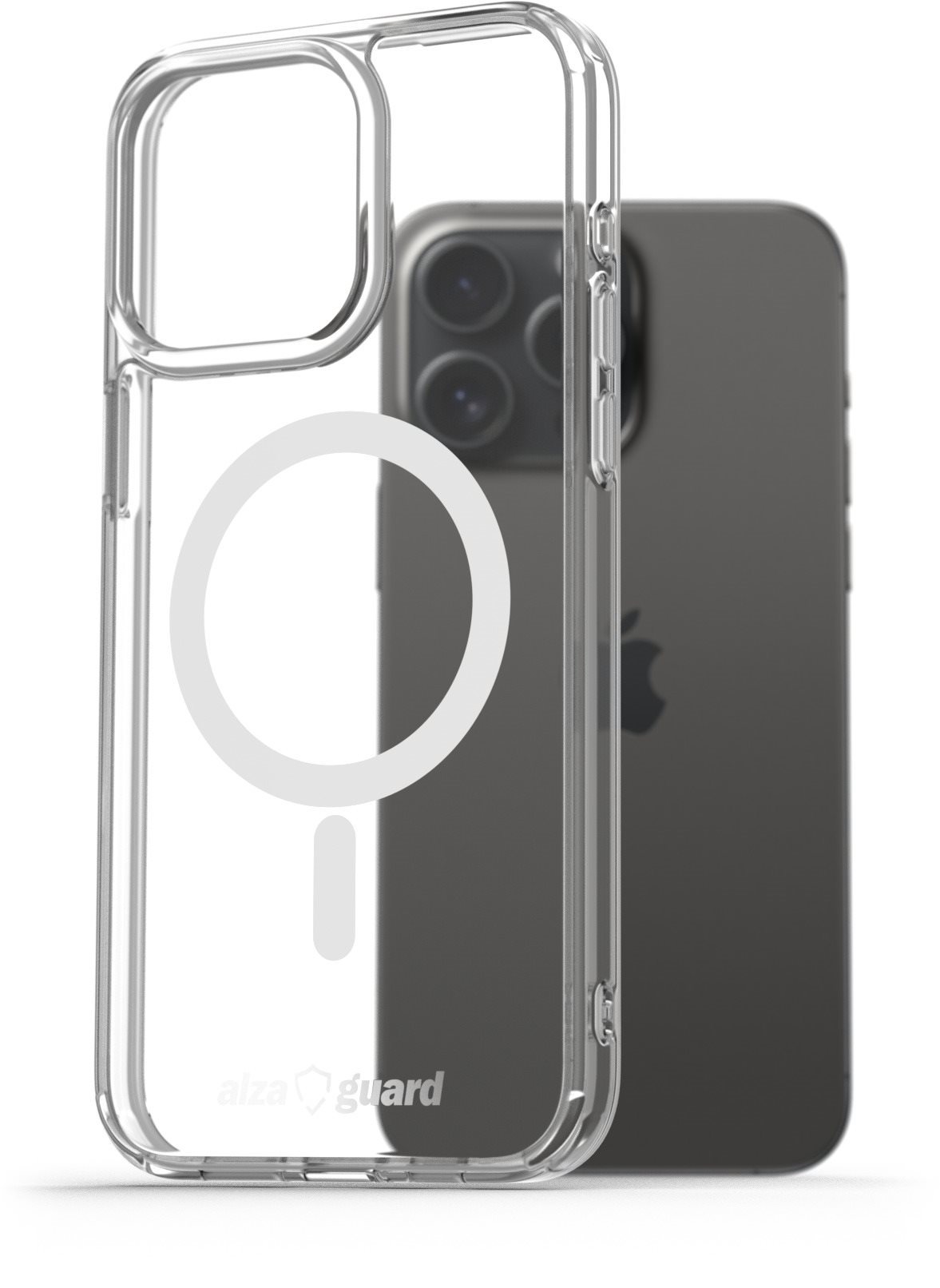 AlzaGuard Crystal Clear TPU Case Compatible with Magsafe iPhone 15 Pro Max