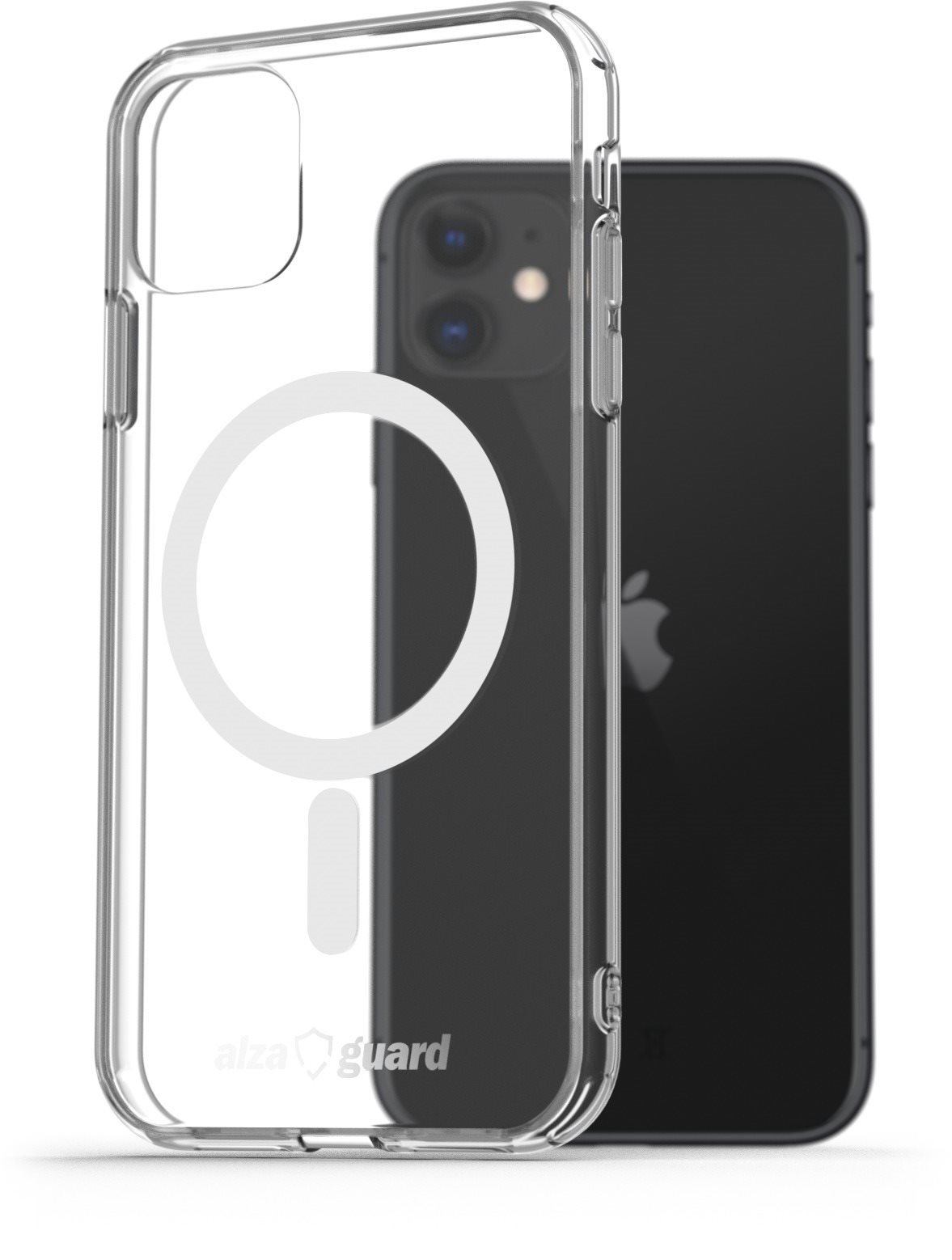 AlzaGuard Crystal Clear TPU Case Compatible with Magsafe iPhone 11