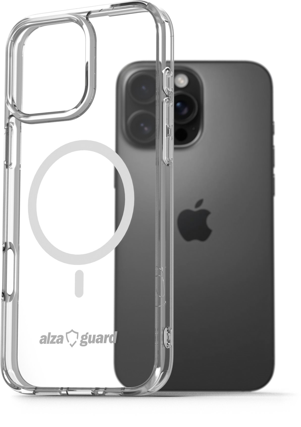 AlzaGuard Crystal Clear TPU Case Compatible with Magsafe na iPhone 16 Pro Max