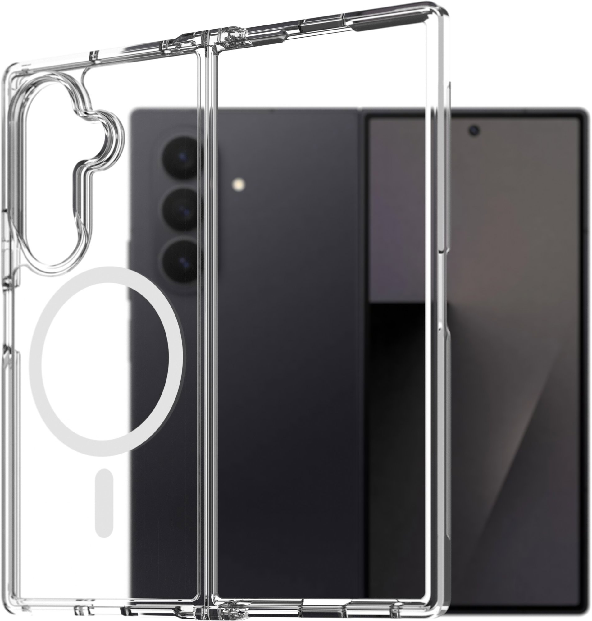 AlzaGuard Crystal Clear TPU Case Compatible with Magsafe na Samsung Galaxy Z Fold7