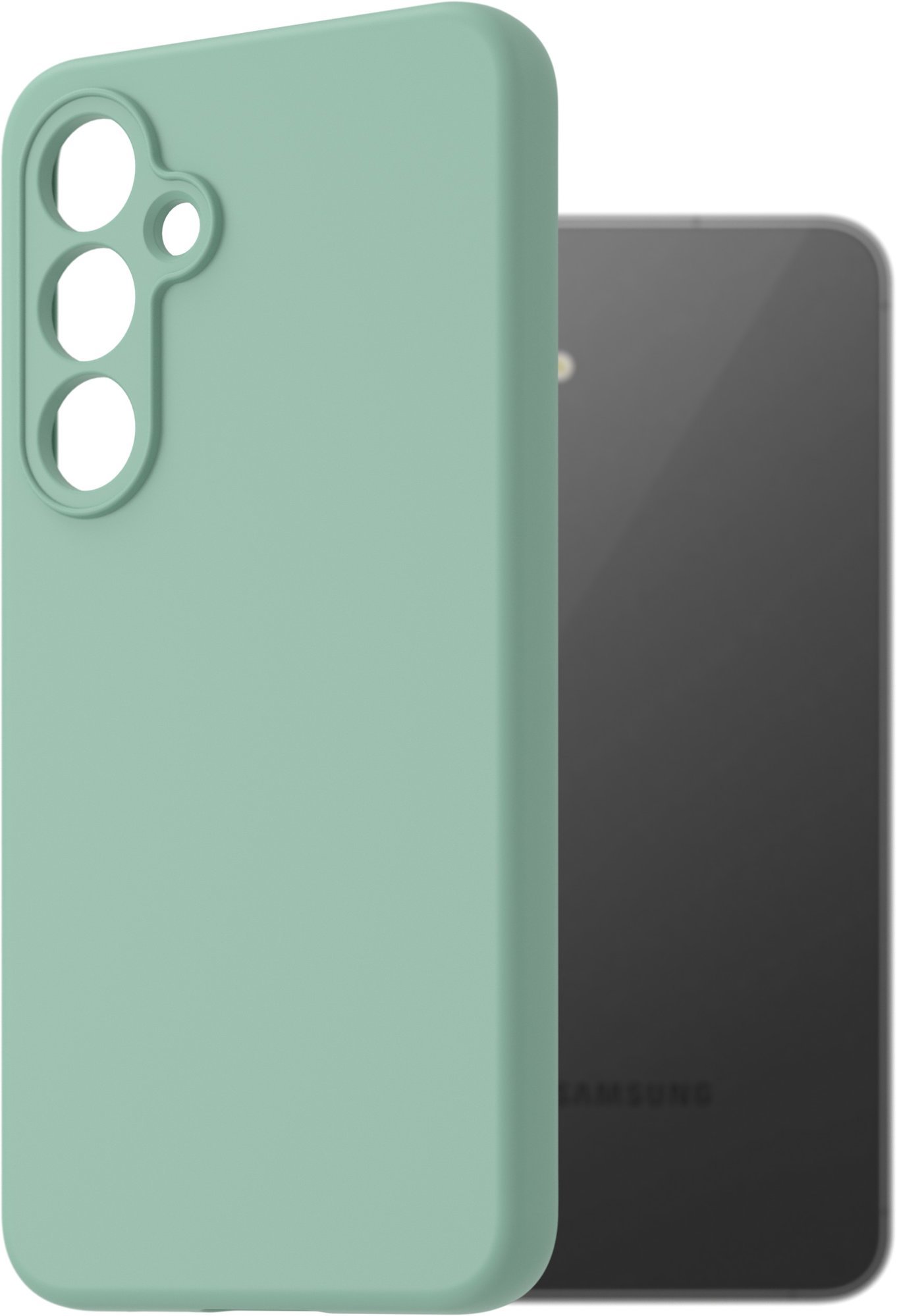 AlzaGuard Premium Silicone Case na Samsung Galaxy S24 FE svetlozelený