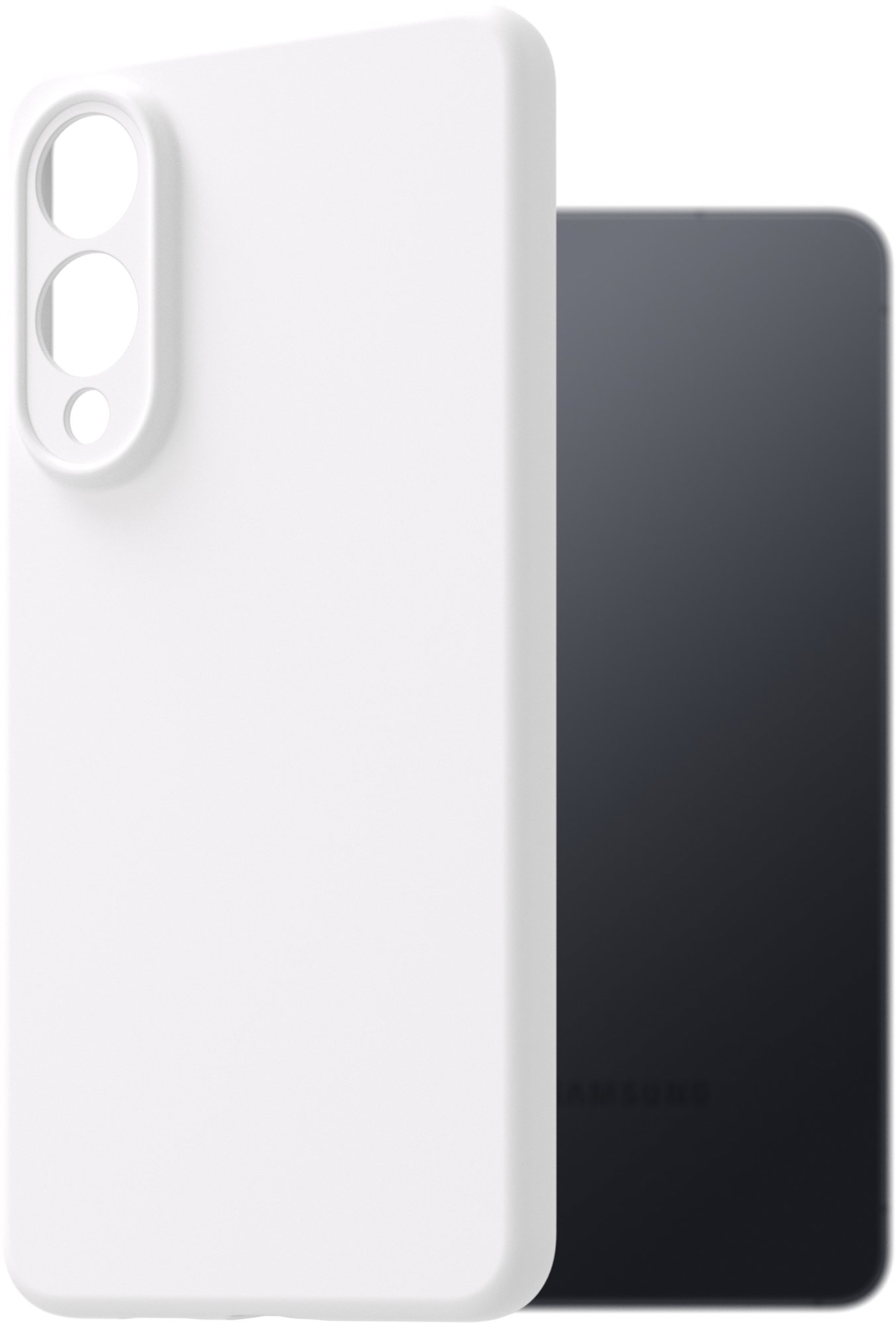 AlzaGuard Premium Silicone Case pre Samsung Galaxy S25 Edge biely
