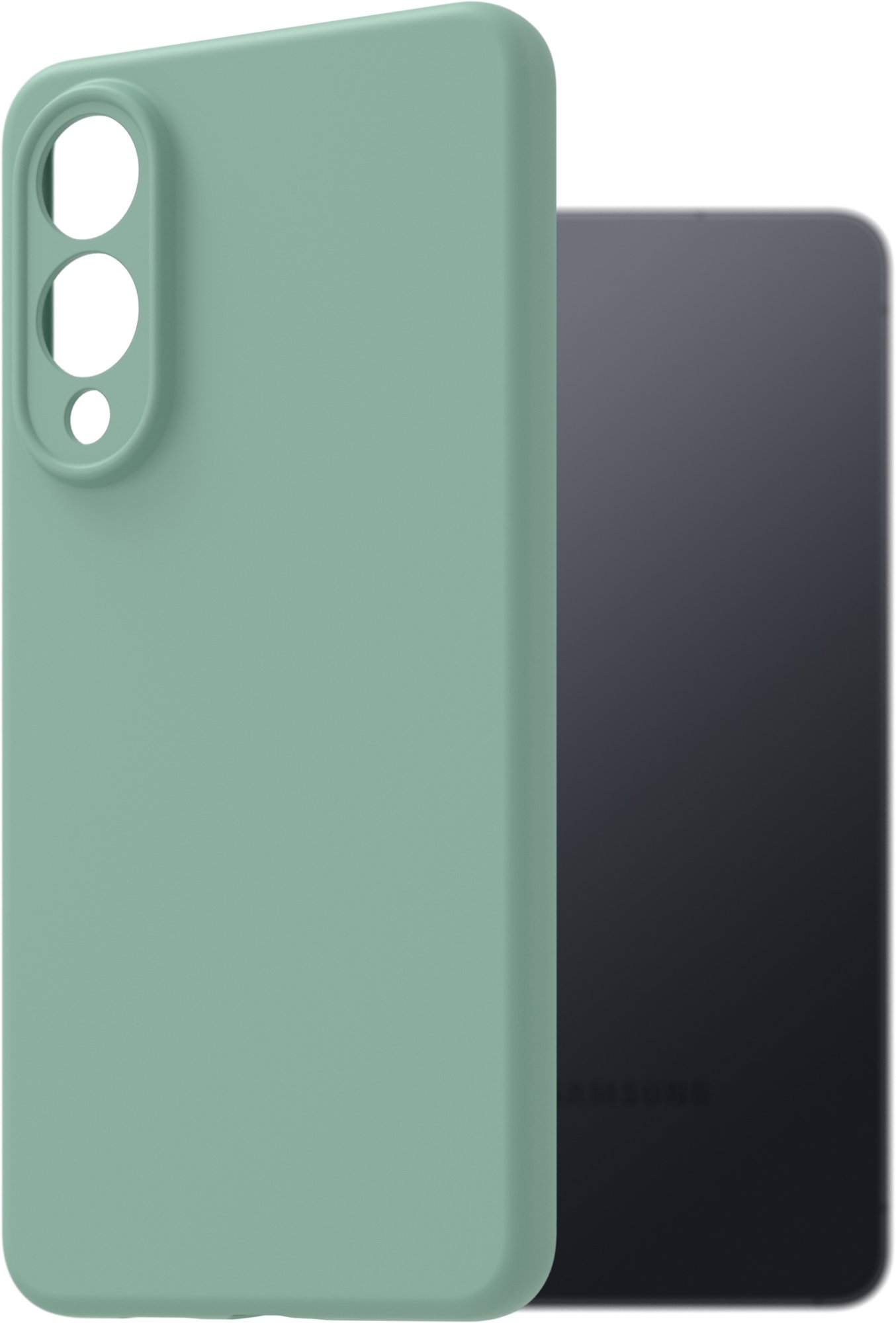 AlzaGuard Premium Silicone Case pre Samsung Galaxy S25 Edge svetlo zelený