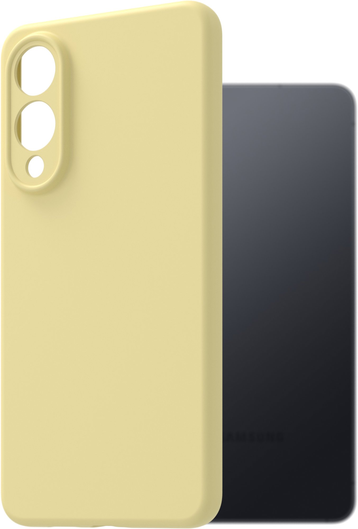 AlzaGuard Premium Silicone Case pre Samsung Galaxy S25 Edge žltý
