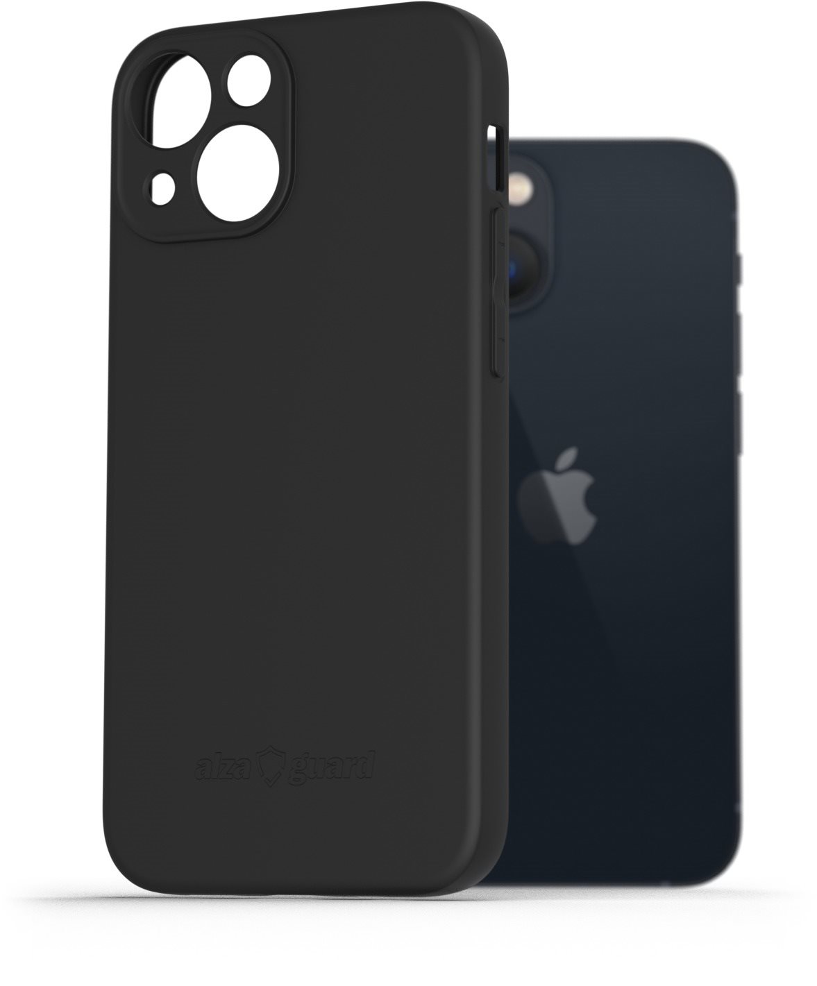AlzaGuard Matte TPU Case pre iPhone 13 Mini čierny