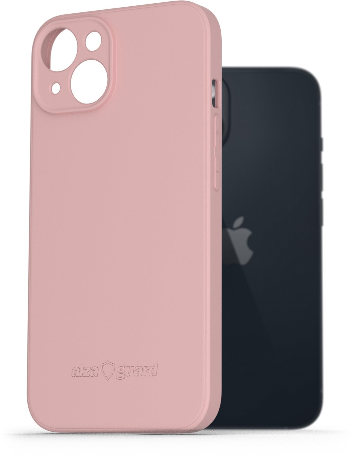 AlzaGuard Matte TPU Case pre iPhone 14 ružový