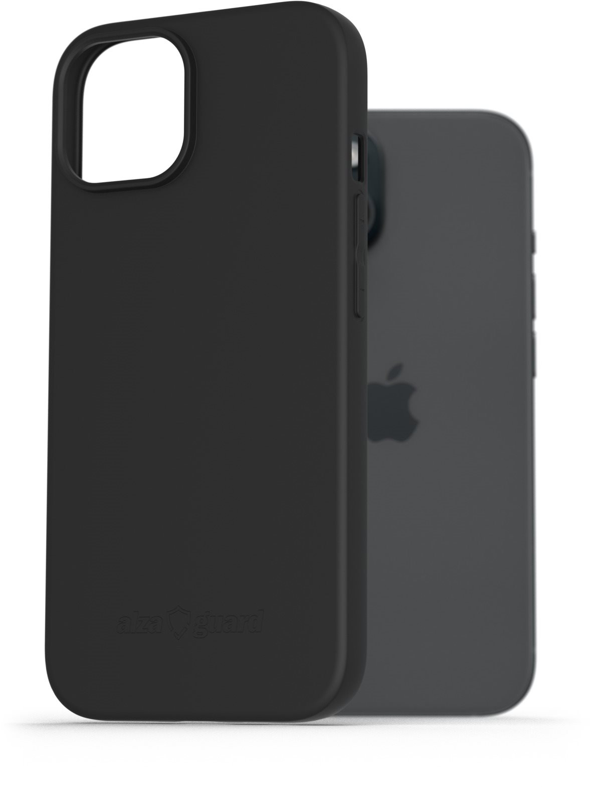 AlzaGuard Matte TPU Case pre iPhone 15 čierny