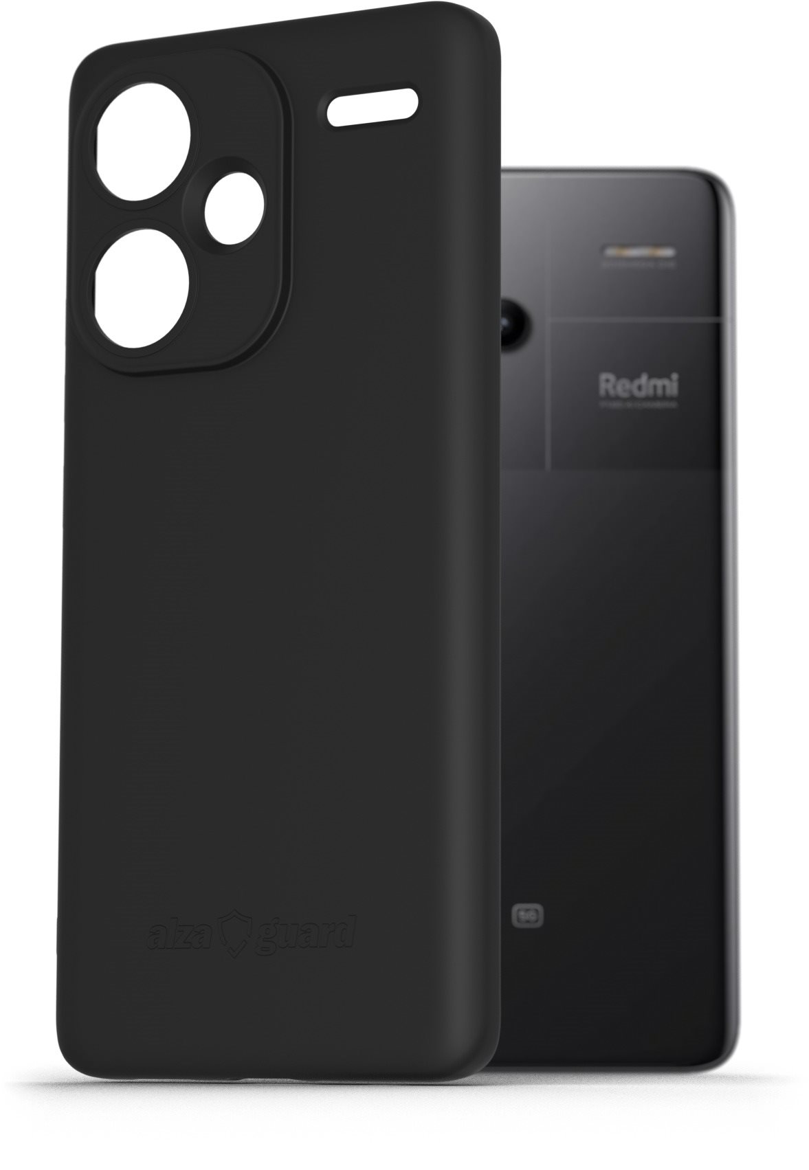 AlzaGuard Matte TPU Case na Xiaomi Redmi Note 13 Pro+ čierny