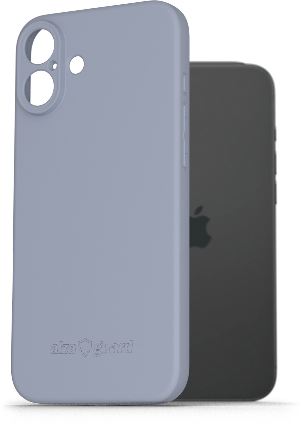 AlzaGuard Matte TPU Case na iPhone 16 Plus modrý