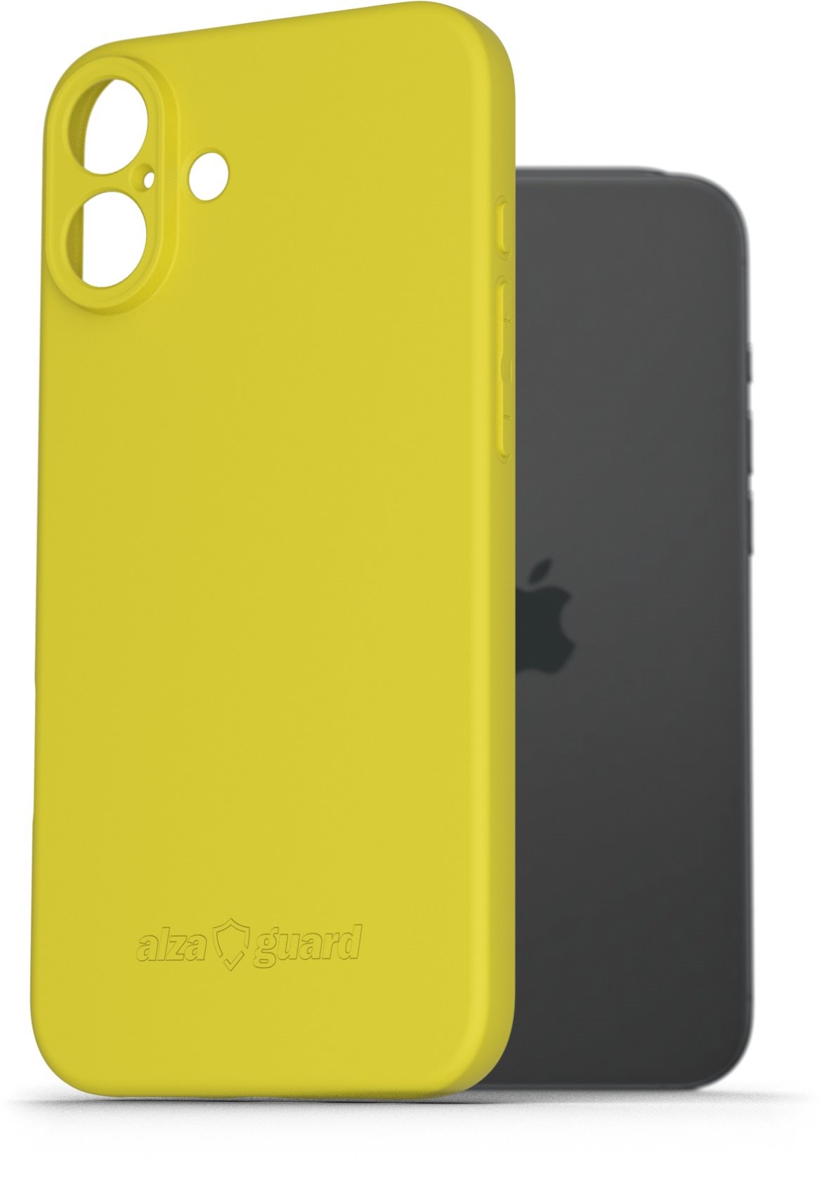 AlzaGuard Matte TPU Case na iPhone 16 Plus žltý