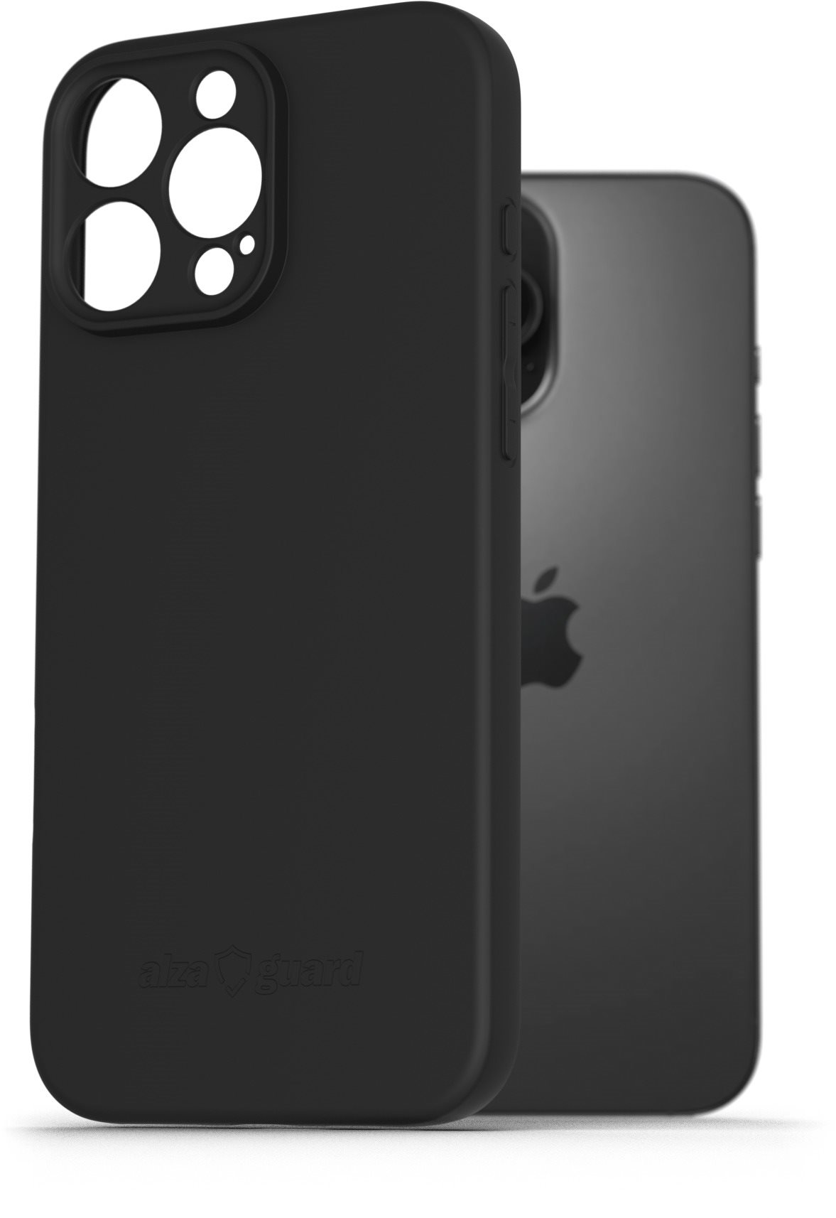 AlzaGuard Matte TPU Case na iPhone 16 Pro Max čierny