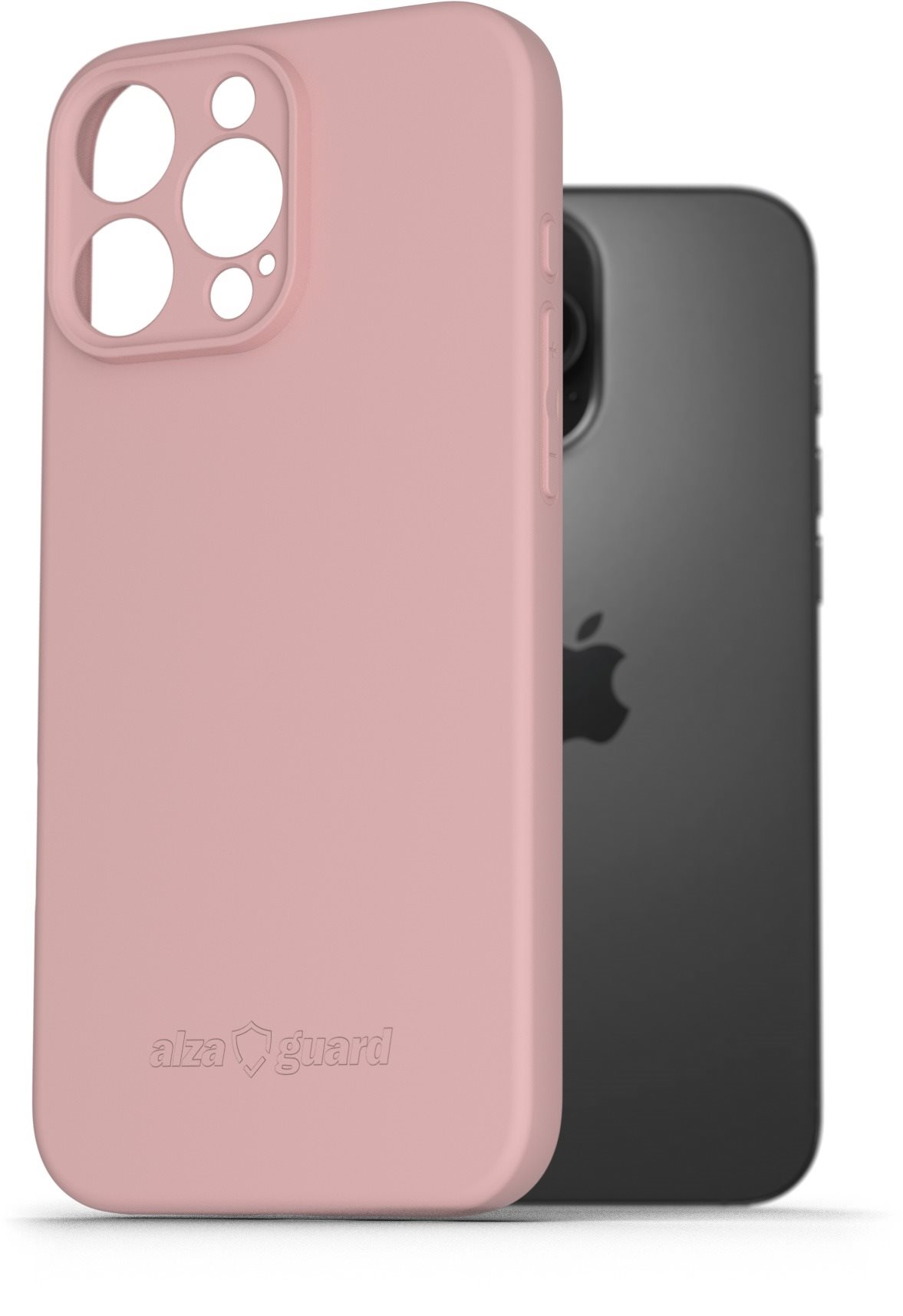 AlzaGuard Matte TPU Case na iPhone 16 Pro Max ružový
