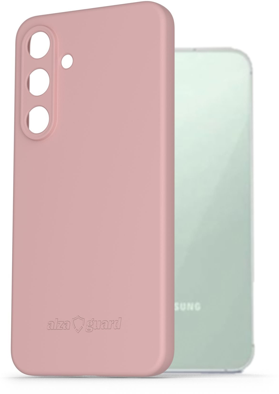 AlzaGuard Matte TPU Case na Samsung Galaxy S24 FE ružový