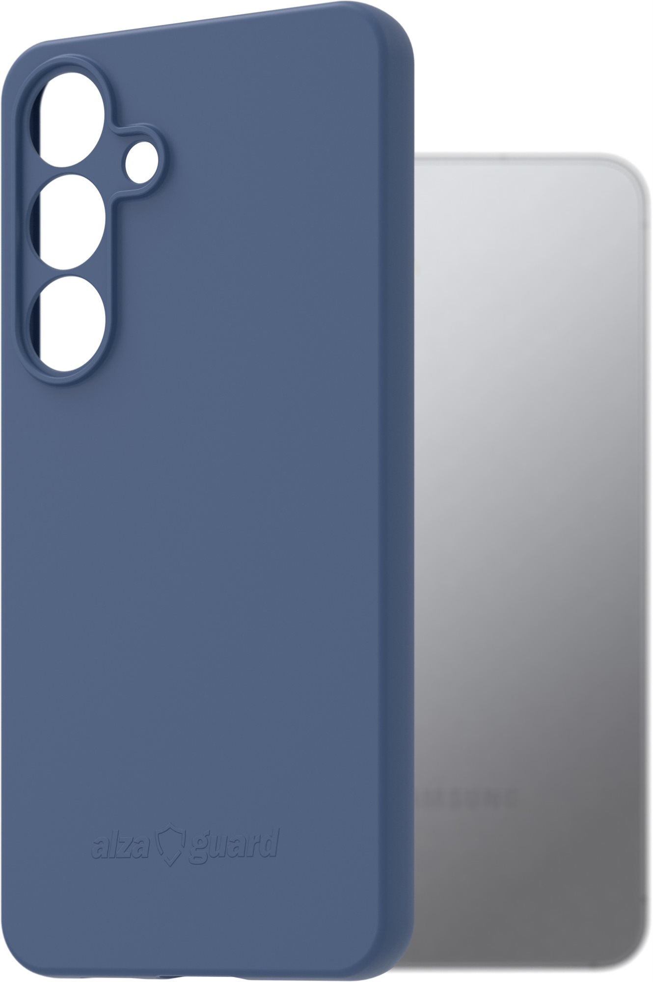 AlzaGuard Matte TPU Case pre Samsung Galaxy S25 modrý