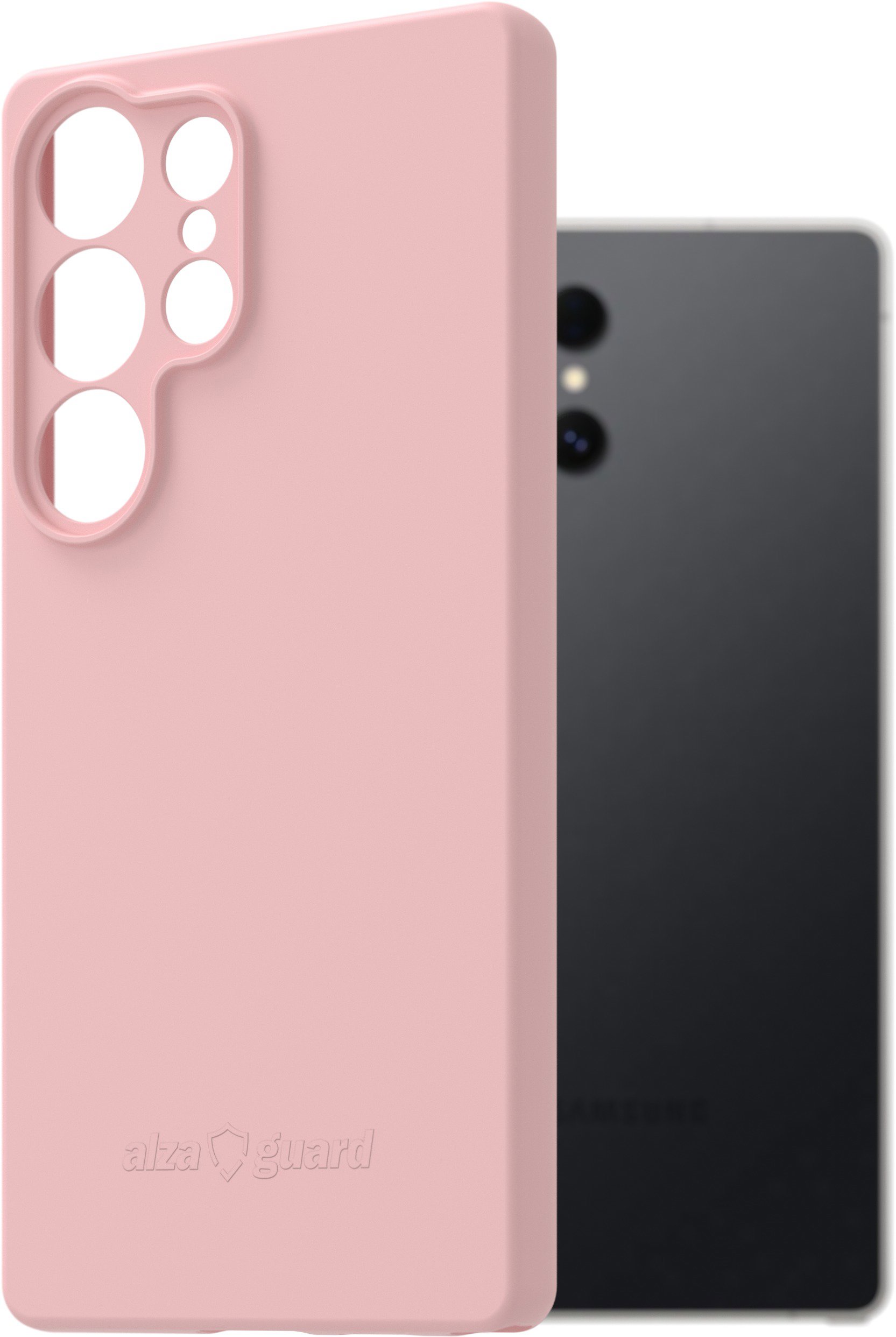 AlzaGuard Matte TPU Case pre Samsung Galaxy S25 Ultra ružový