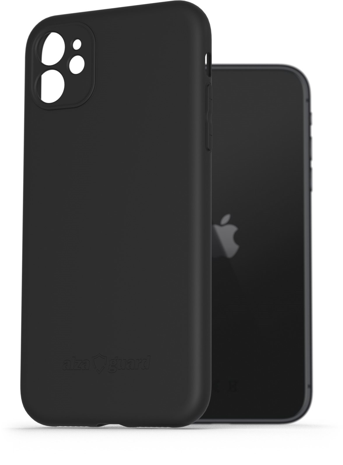 AlzaGuard Matte TPU Case na iPhone 11 čierny