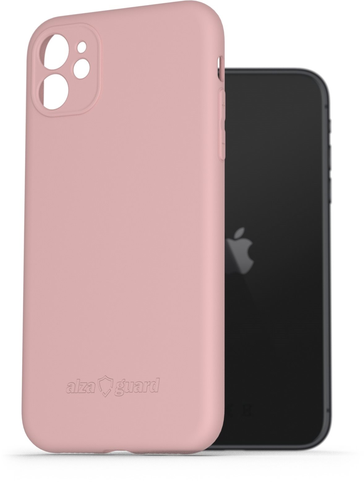 AlzaGuard Matte TPU Case na iPhone 11 ružový