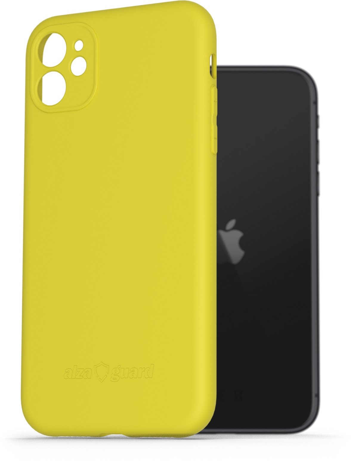 AlzaGuard Matte TPU Case na iPhone 11 žltý