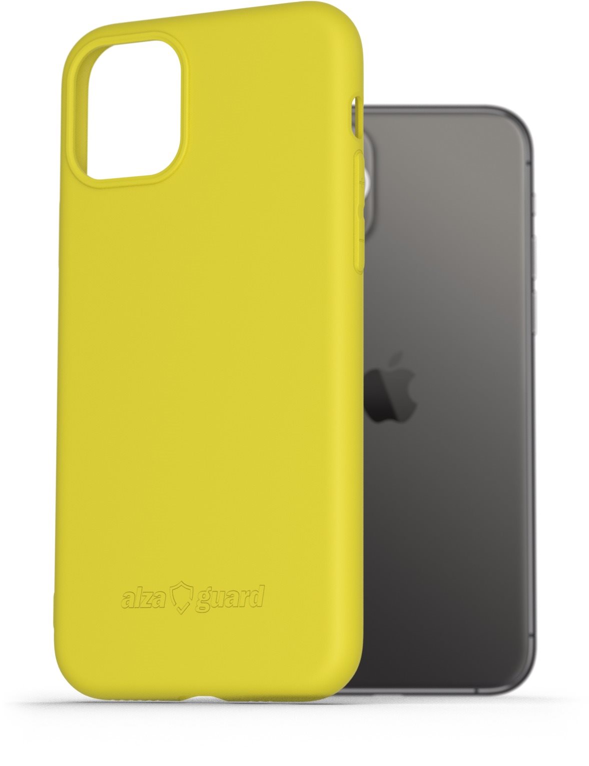 AlzaGuard Matte TPU Case na iPhone 11 Pro žltý
