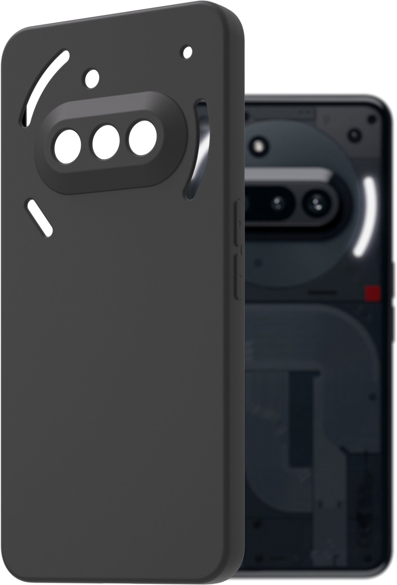 AlzaGuard Matte TPU Case pre Nothing Phone (3a) čierny