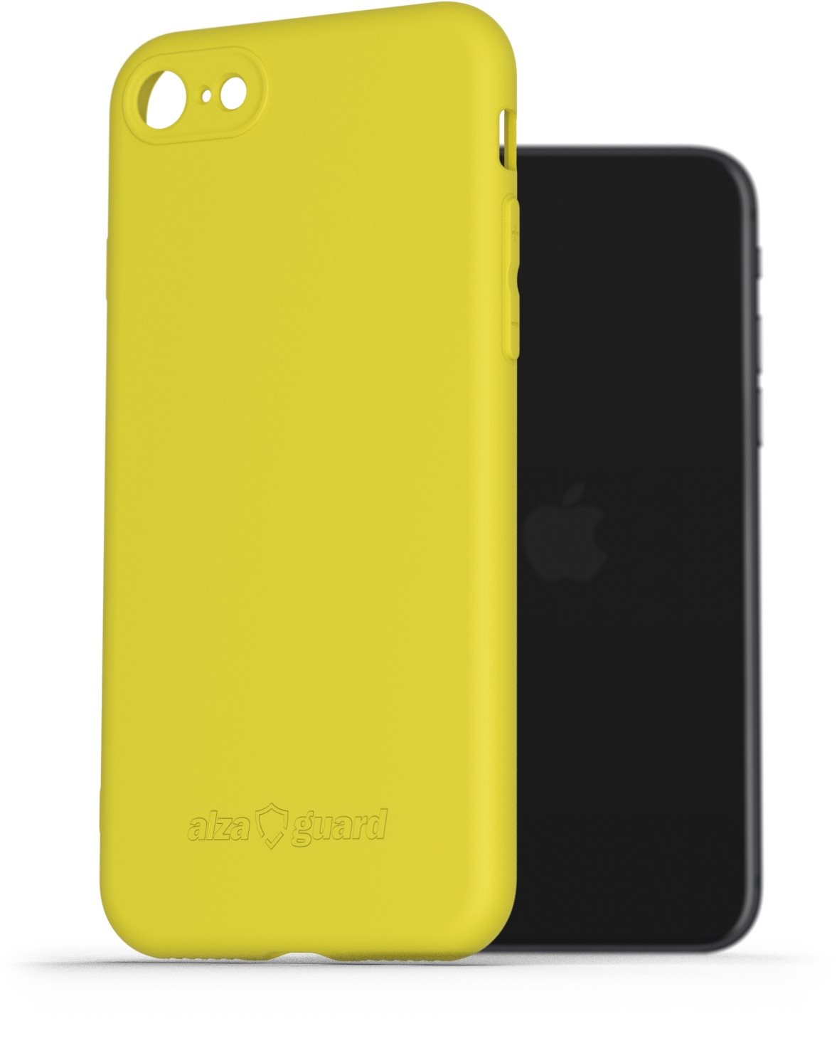AlzaGuard Matte TPU Case pro iPhone 7 / 8 / SE 2020 / SE 2022 žltý