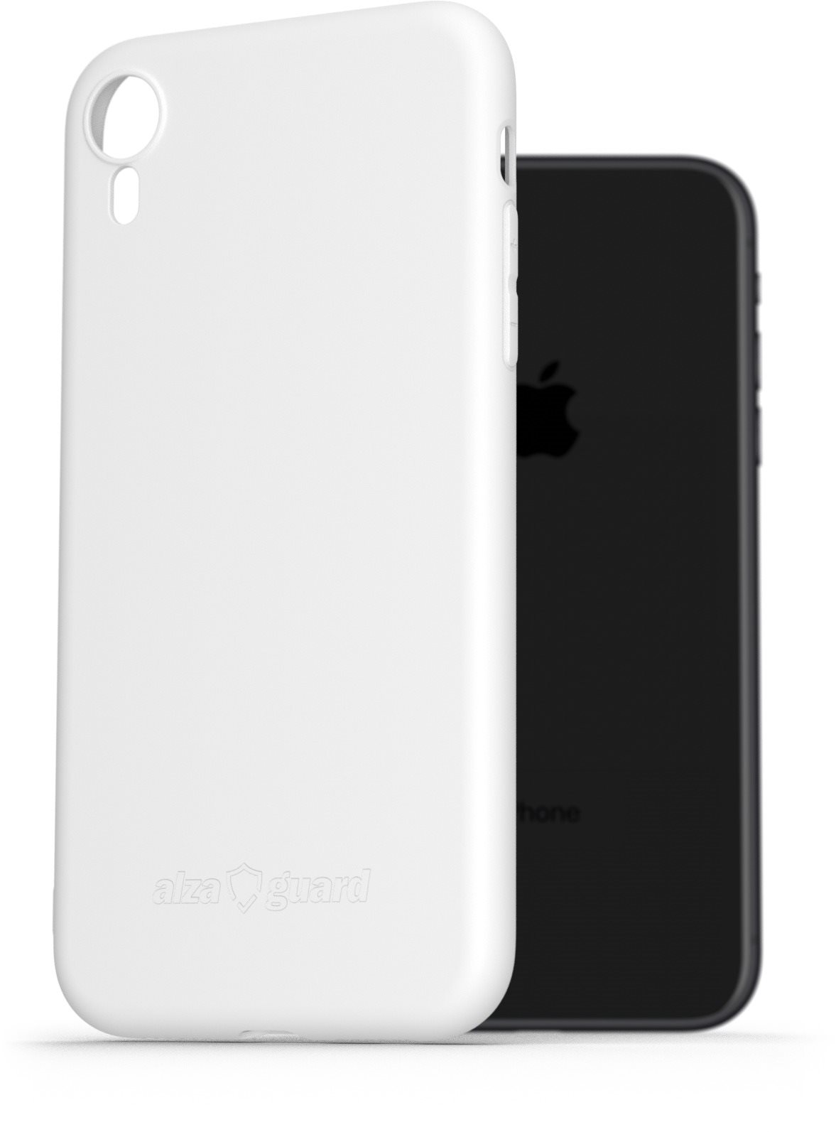 AlzaGuard Matte TPU Case pre iPhone Xr biely