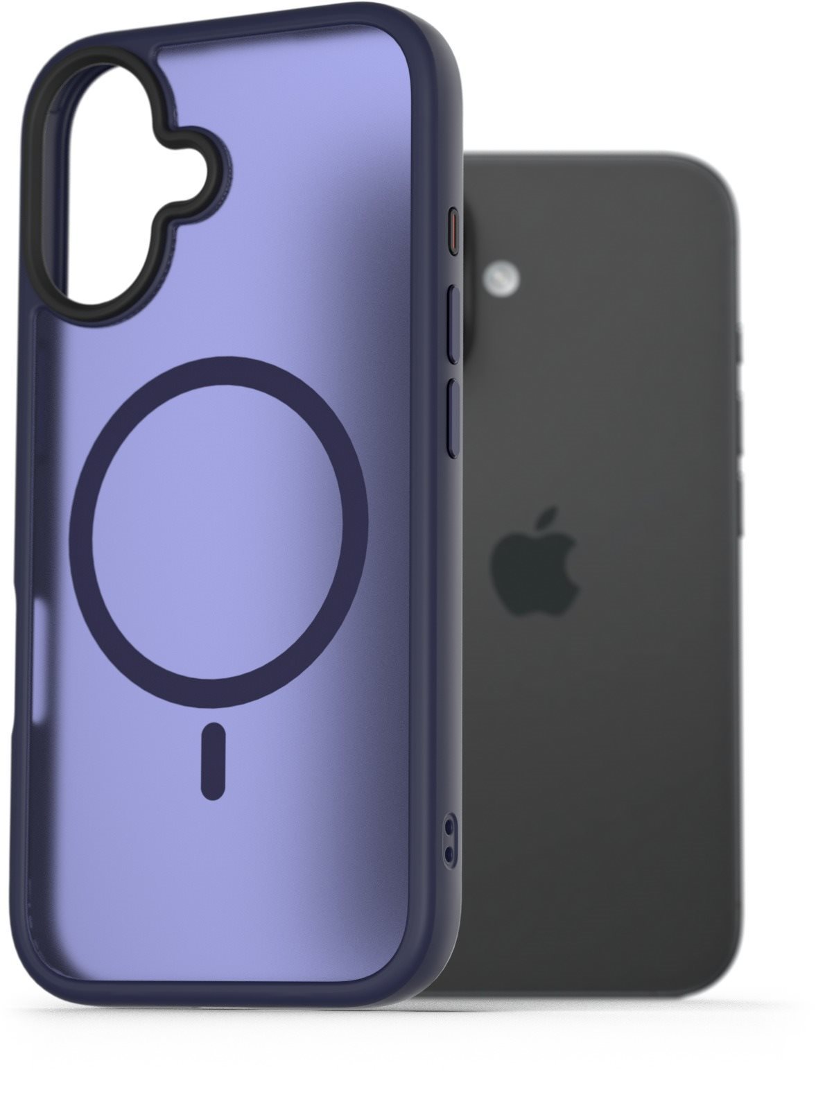 AlzaGuard Matte Case Compatible with Magsafe na iPhone 16 svetlofialový