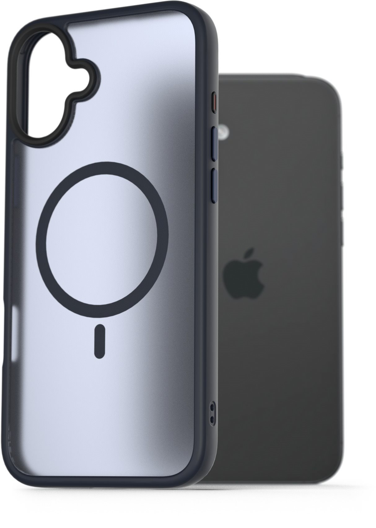 AlzaGuard Matte Case Compatible with Magsafe na iPhone 16 Plus tmavomodrý