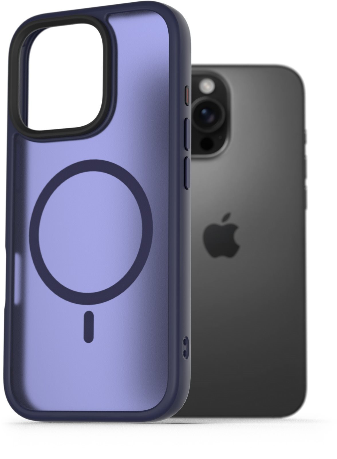 AlzaGuard Matte Case Compatible with Magsafe na iPhone 16 Pro svetlofialový