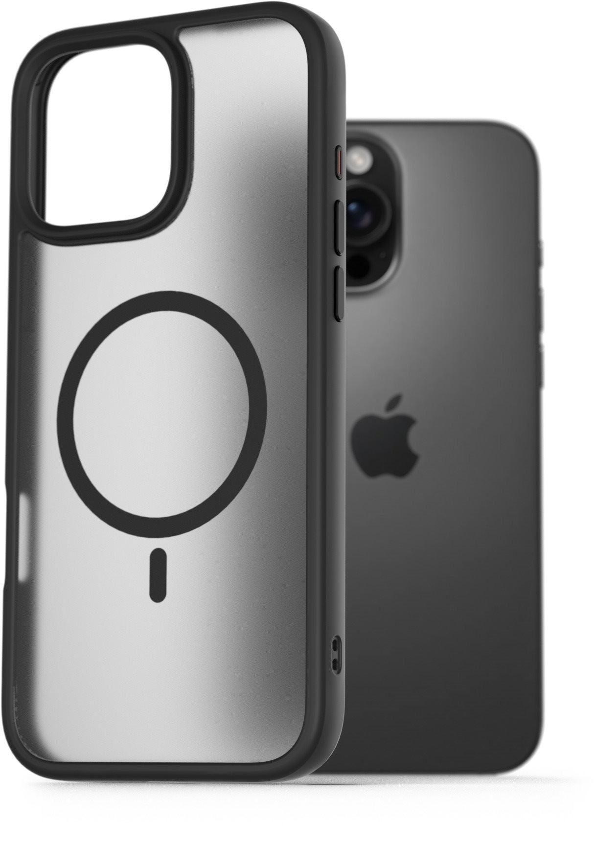 AlzaGuard Matte Case Compatible with Magsafe na iPhone 16 Pro Max čierny