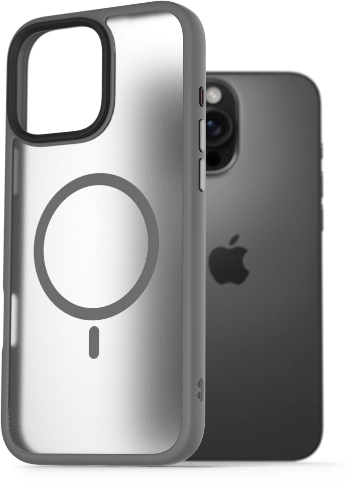 AlzaGuard Matte Case Compatible with Magsafe na iPhone 16 Pro Max sivý
