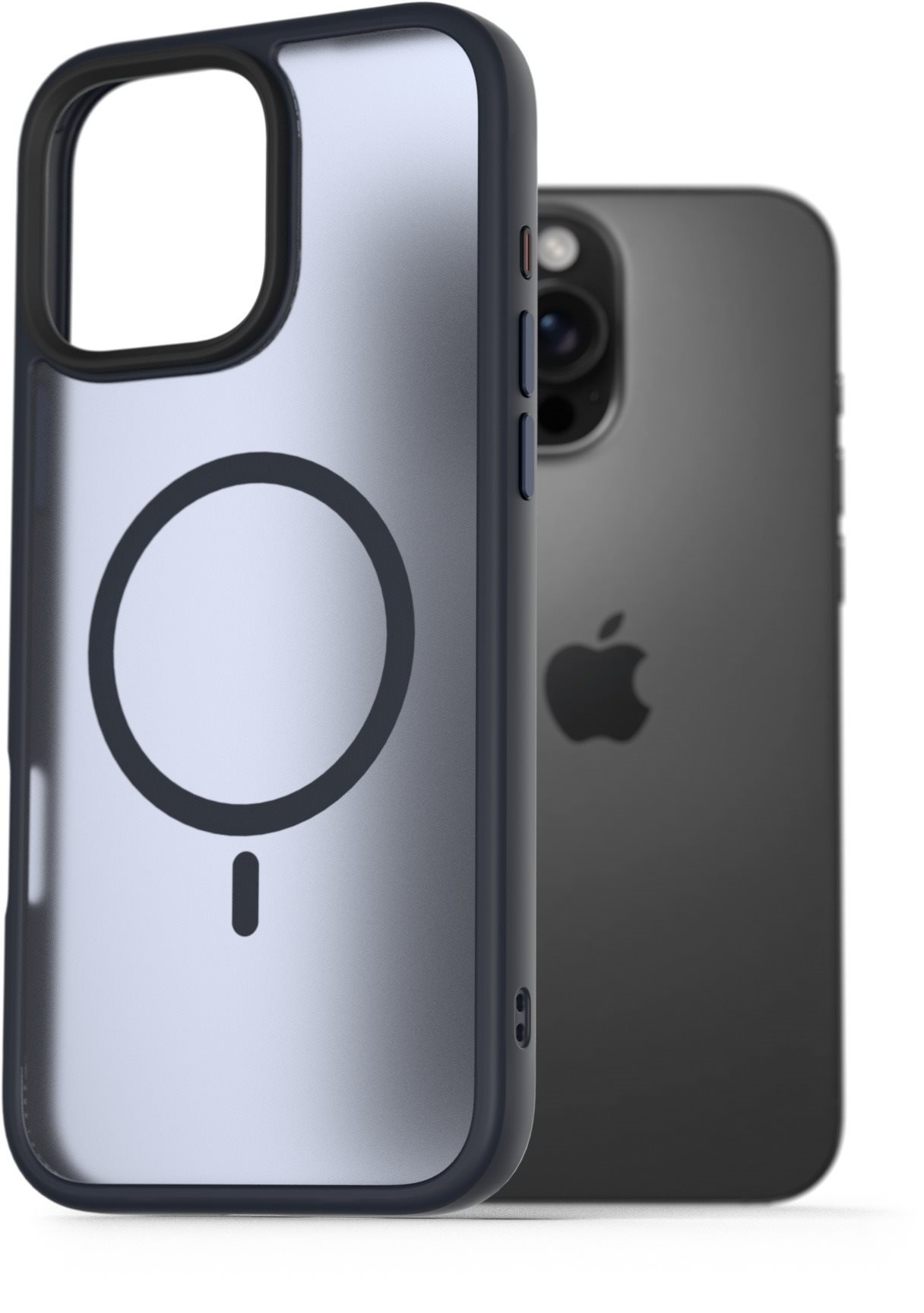 AlzaGuard Matte Case Compatible with Magsafe na iPhone 16 Pro Max tmavomodrý