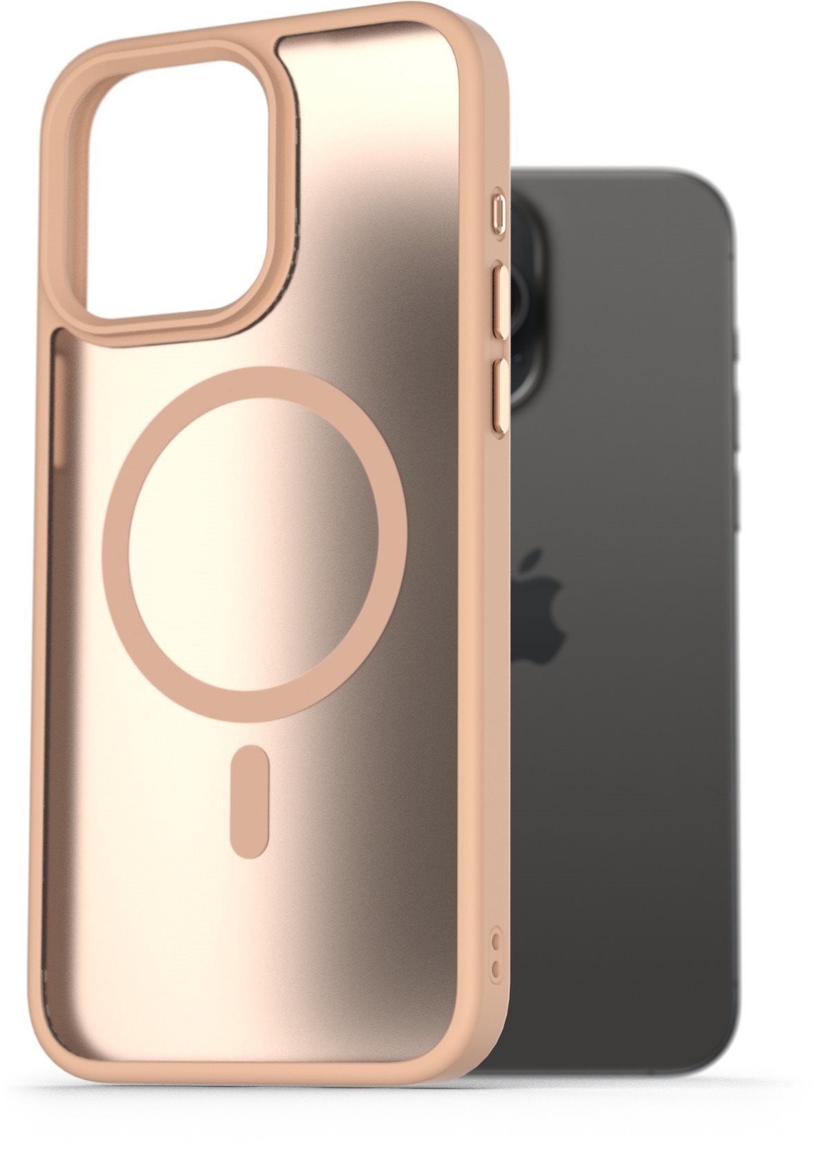 AlzaGuard Matte Case Compatible with Magsafe na iPhone 15 Pro Max pieskovo žltý