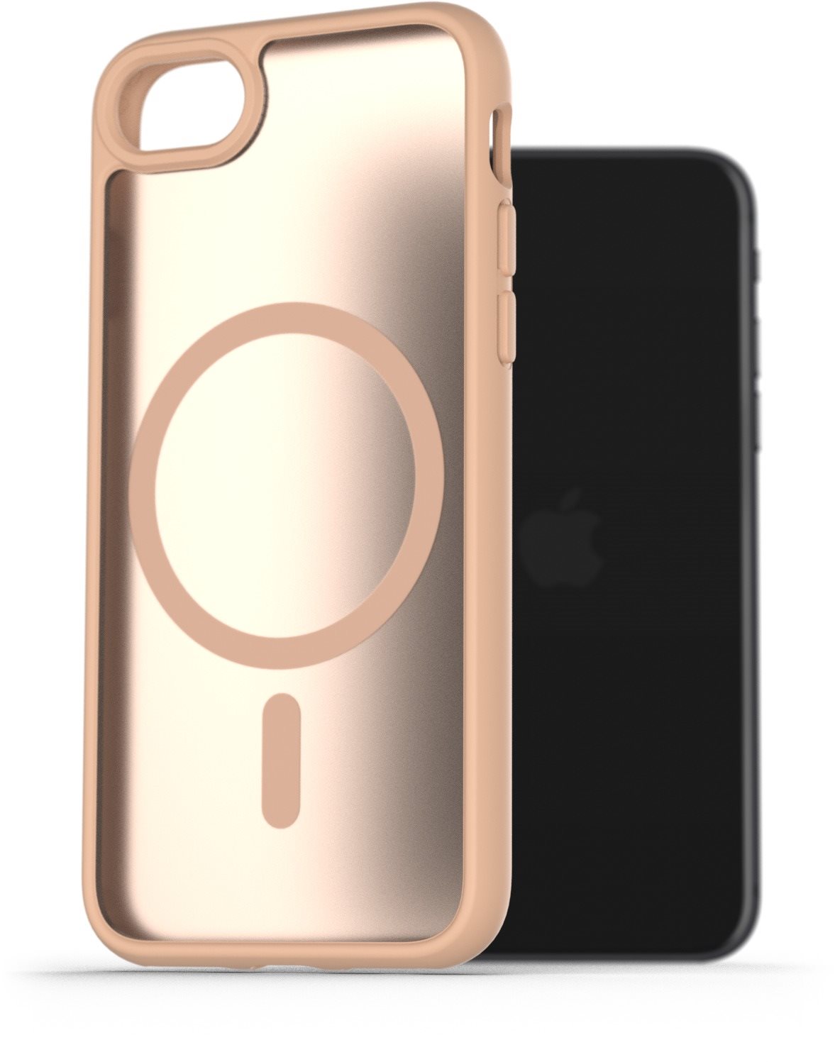 AlzaGuard Matte Case Compatible with Magsafe na iPhone 7/8/SE 2020/SE 2022 pieskovo žltý