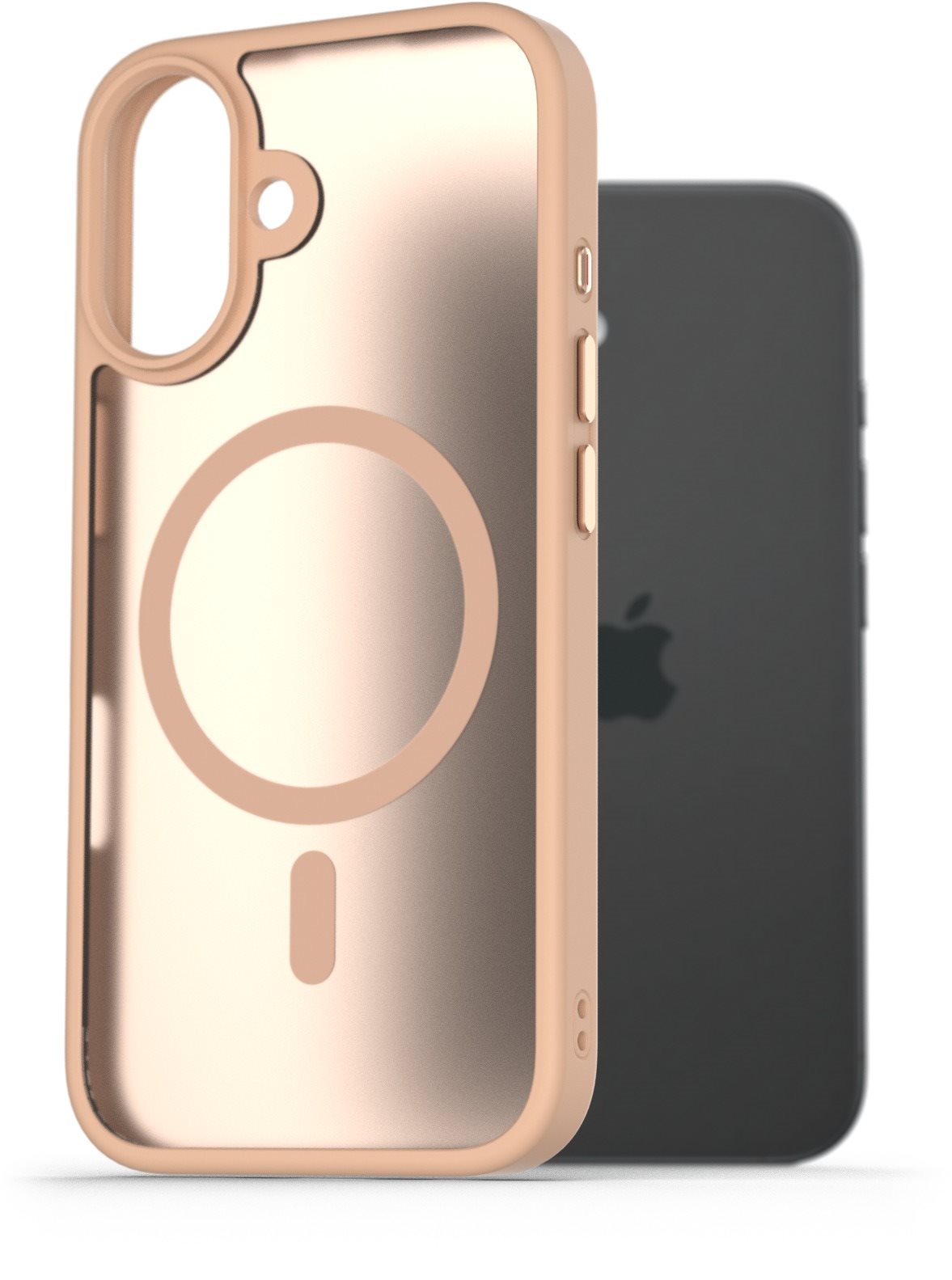AlzaGuard Matte Case Compatible with Magsafe na iPhone 16 Plus pieskovo žltý