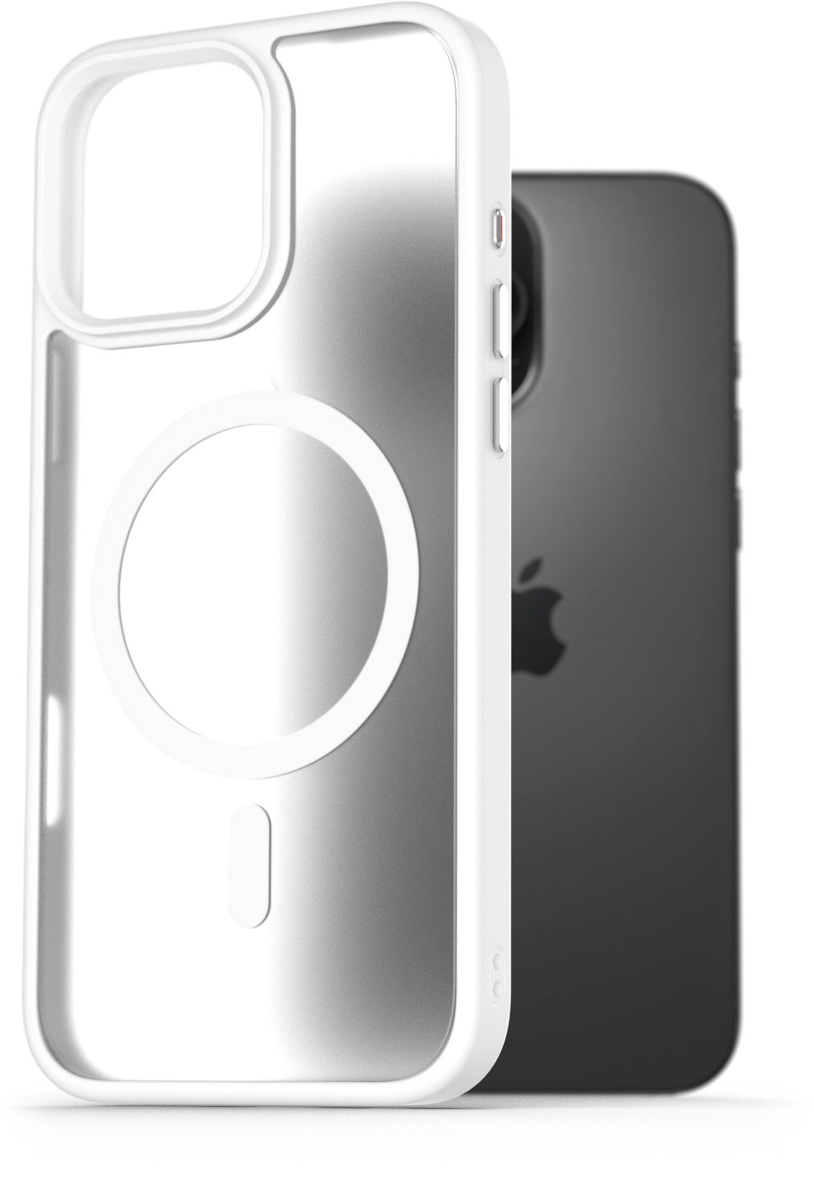 AlzaGuard Matte Case Compatible with Magsafe na iPhone 16 Pro Max biely