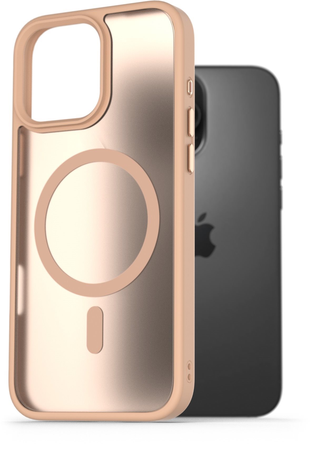 AlzaGuard Matte Case Compatible with Magsafe na iPhone 16 Pro Max pieskovo žltý