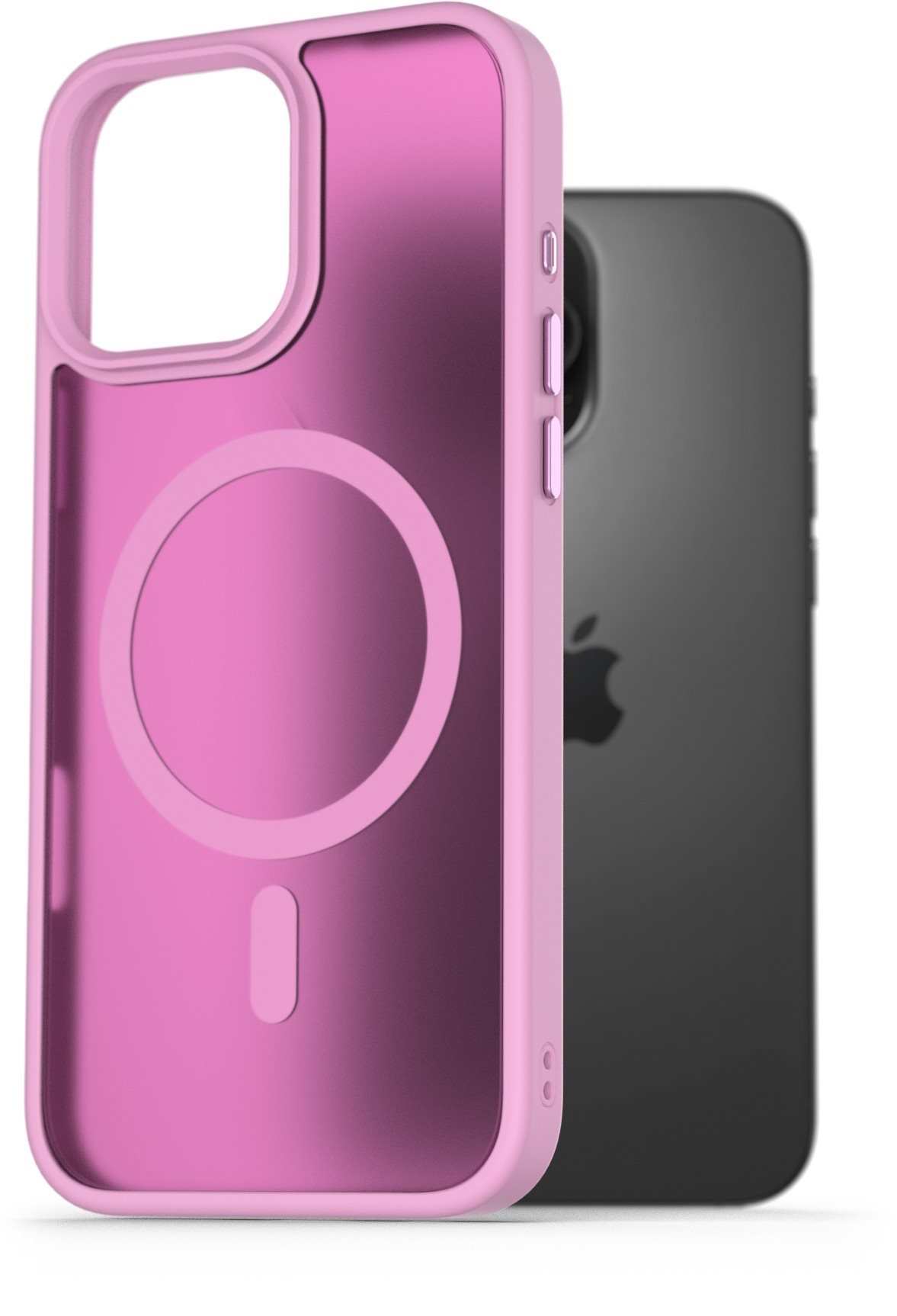 AlzaGuard Matte Case Compatible with Magsafe na iPhone 16 Pro Max ružový
