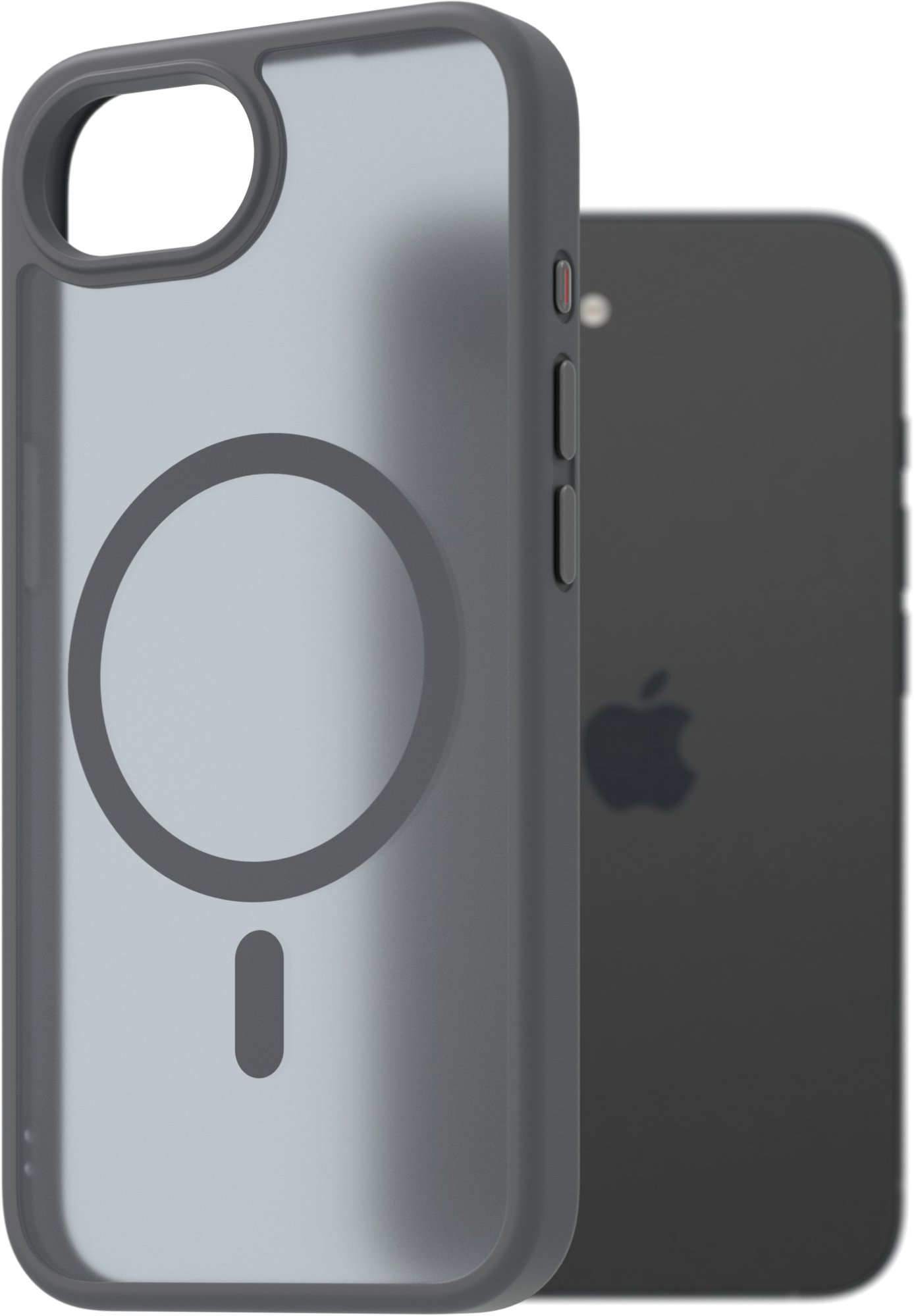 AlzaGuard Matte Case Compatible with Magsafe pre iPhone 16e sivý