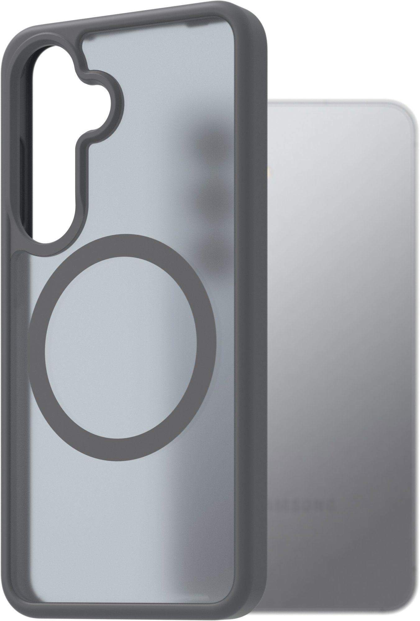 AlzaGuard Matte Case Compatible with Magsafe na Samsung Galaxy S25 sivý